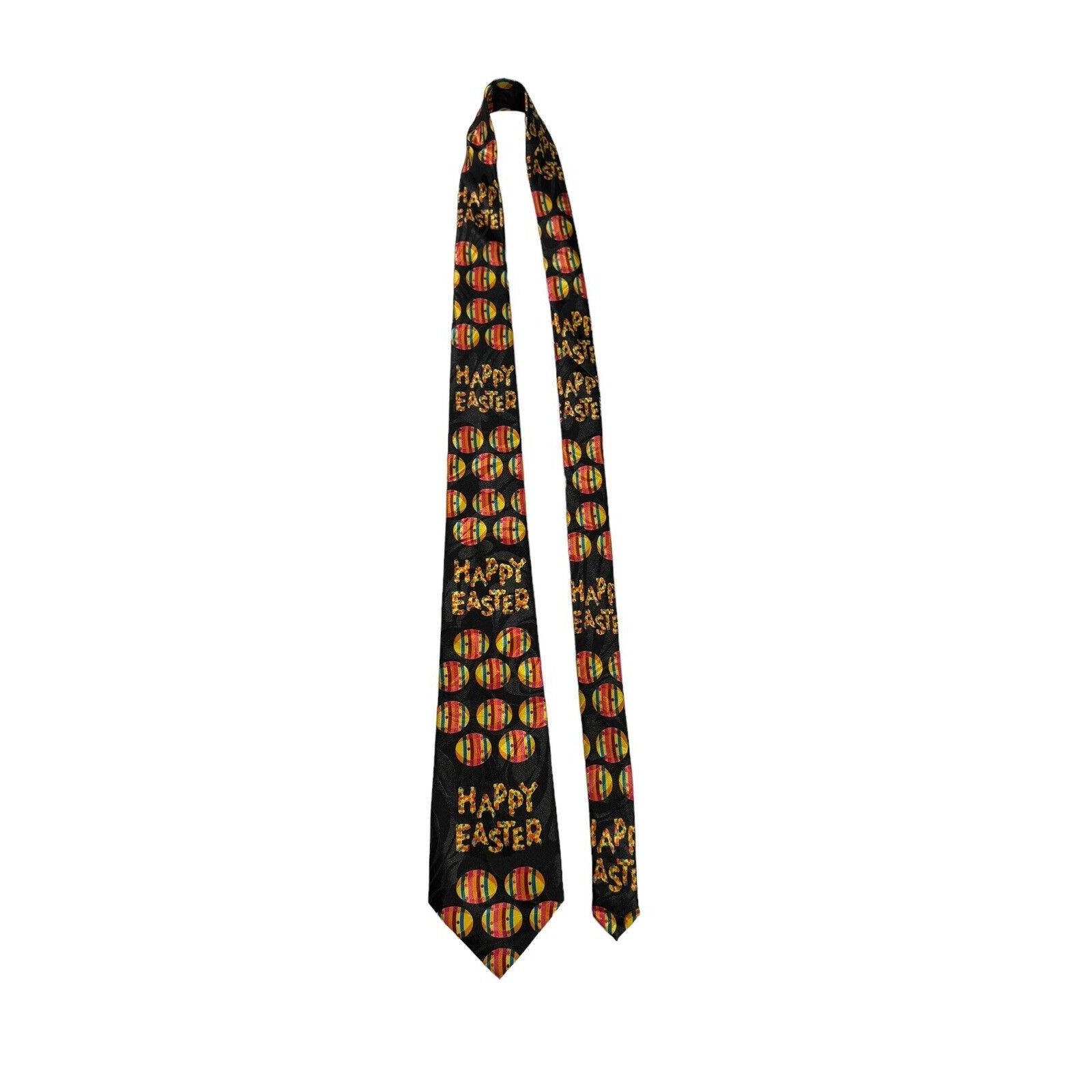 Other Steve Harris Happy Easter Eggs Holiday Novelty Necktie Size ONE SIZE - 2 Thumbnail