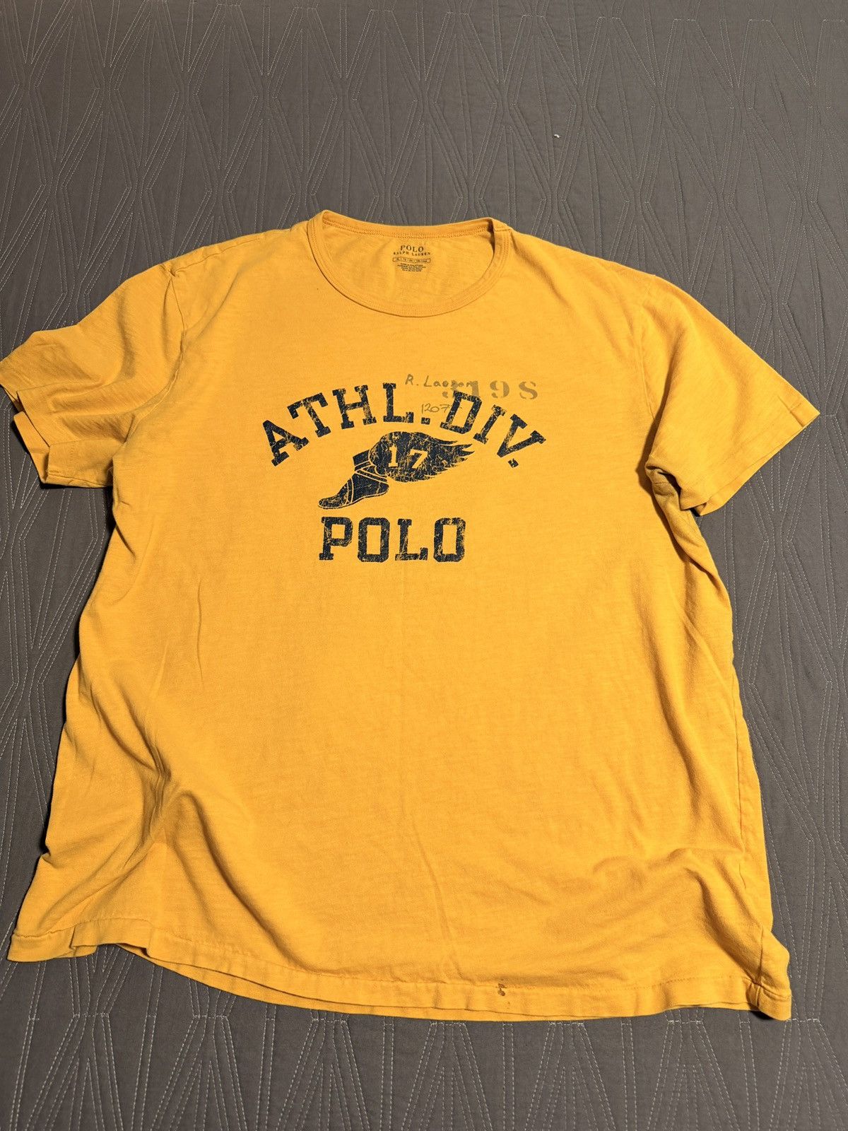 Polo Ralph Lauren Vintage Ralph Lauren Athletics Tee Size US XL / EU 56 / 4 - 1 Thumbnail