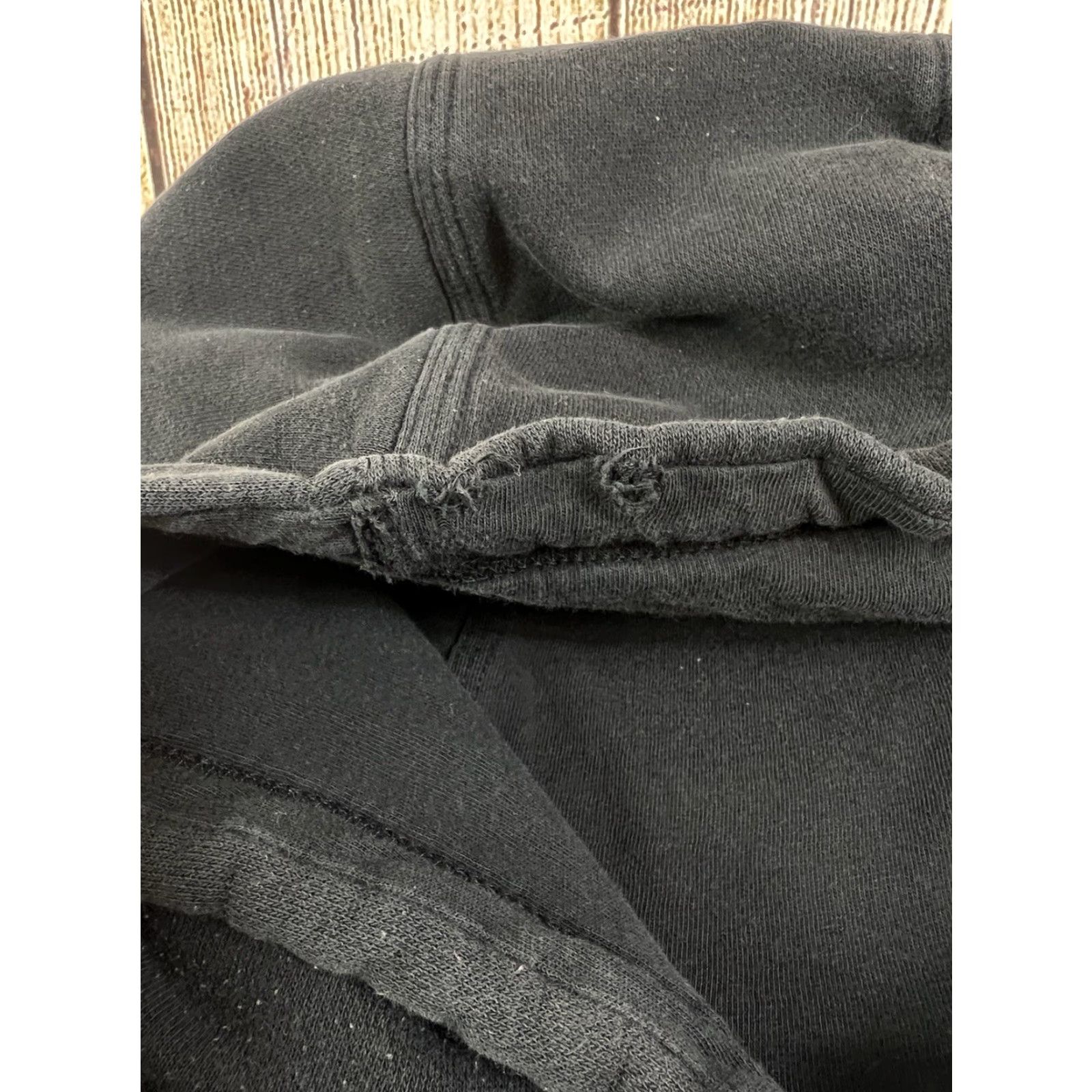 Nike VINTAGE Nike Big Swoosh Black Hoodie Sweatshirt XL Men Pullover Fleece Cotton Polyester Hooded Pockets All Seasons Sweatshirt Sportswear Size US XL / EU 56 / 4 - 5 Thumbnail