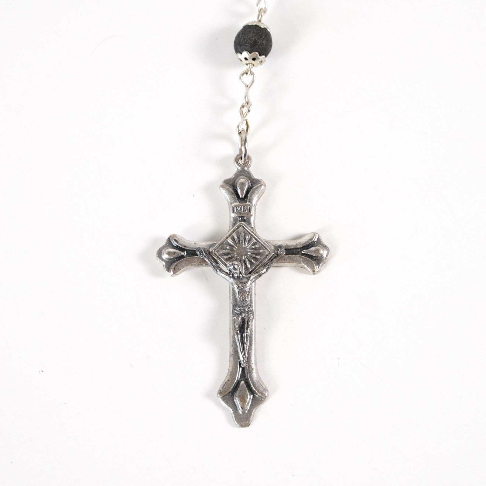 Other Mary Jesus Cross Crucifix Pendant Rosary Prayer Necklace Size ONE SIZE - 3 Thumbnail