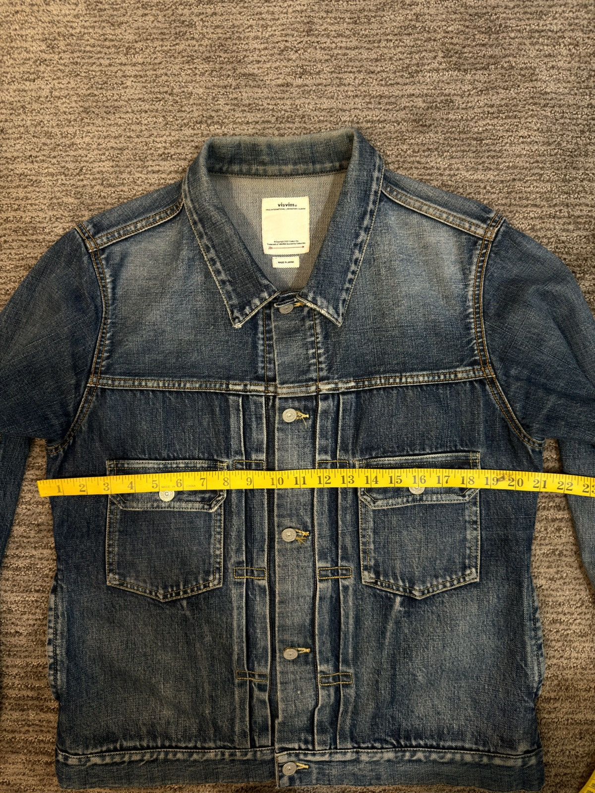 Visvim Visvim D1001 Denim Jacket - Size 4 – Hand Distr Size US XL / EU 56 / 4 - 14 Thumbnail