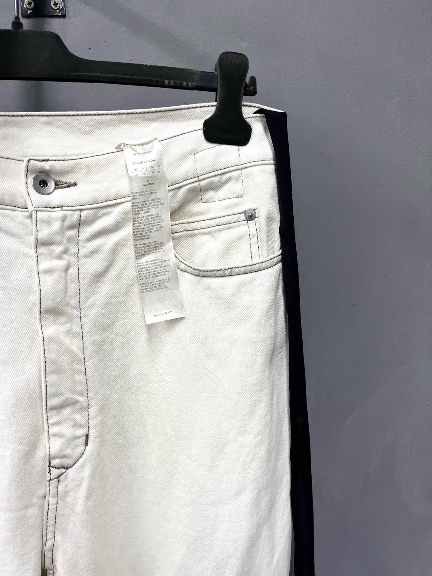 Rick Owens Rick Owens Bolan Bootcut White Jeans K34 Size US 32 / EU 48 - 3 Thumbnail