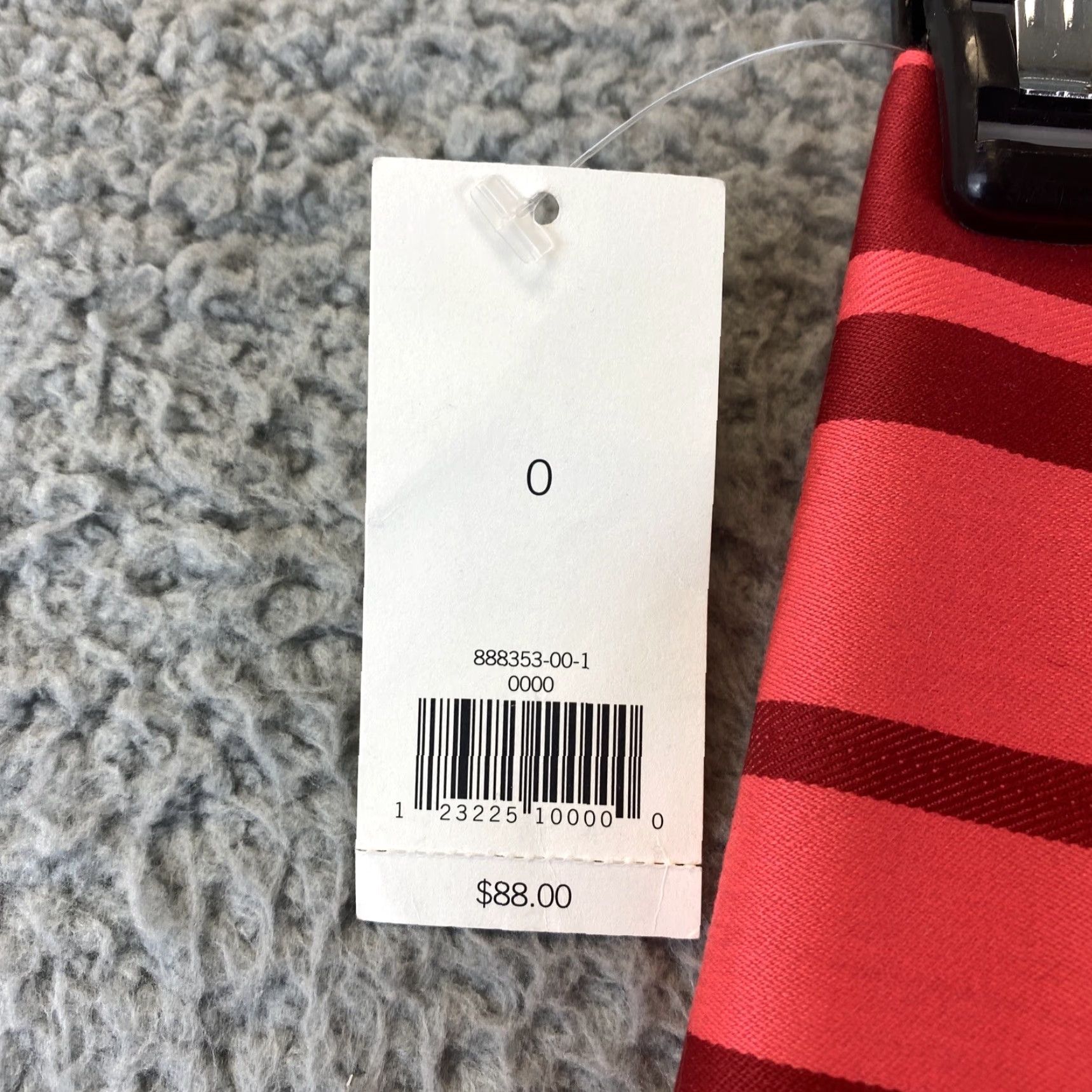 Banana Republic BANANA REPUBLIC Women Coral Striped Casual Skirt Size 0 Petites Work Knee Length Size 25" / US 0 / IT 36 - 4 Thumbnail