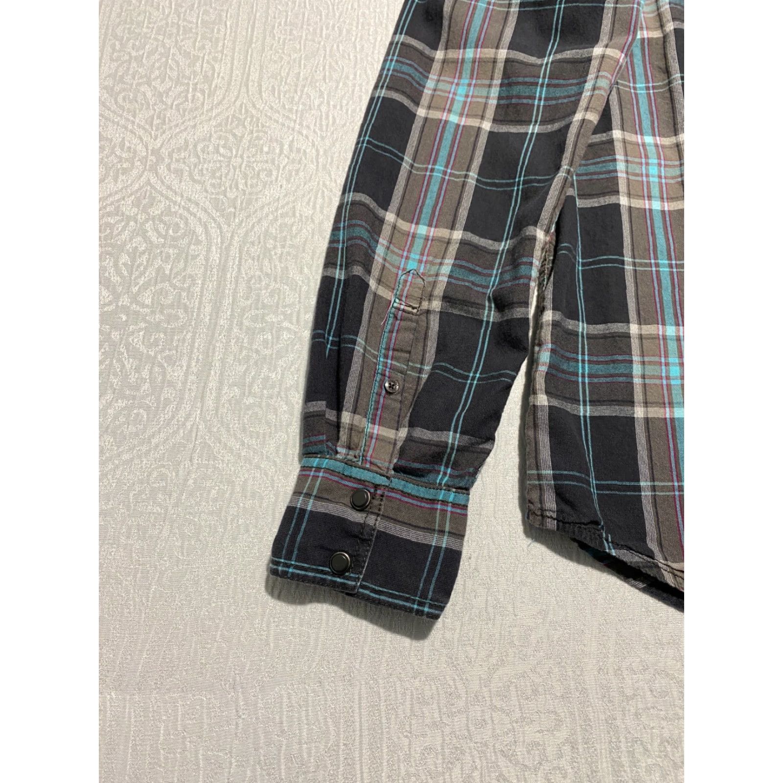 Vintage Arizona Shirt Mens M Plaid Pearl Snap Casual Western Cowboy Size US M / EU 48-50 / 2 - 4 Thumbnail