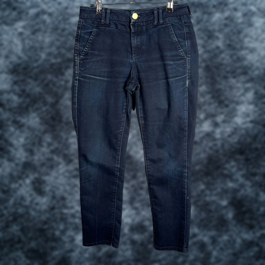 Topshop Topshop Moto Jeans Size 26 Dark Wash Skinny Cotton Blend Denim Womens Size 26" / US 2 / IT 38 - 1 Thumbnail