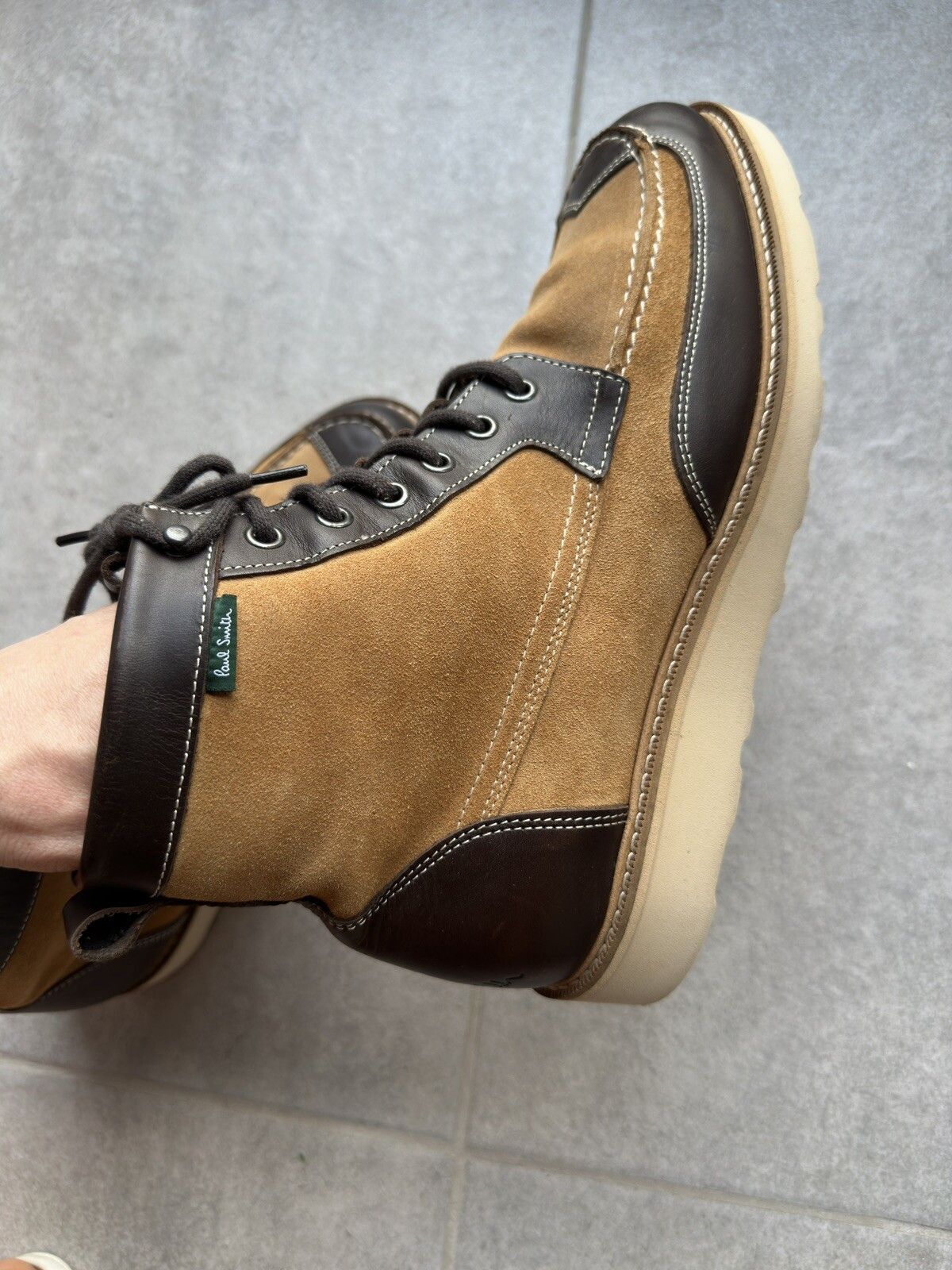 Paul Smith Paul Smith Mens Vibram Morflex Suede Leather Boots size UK-9 Size US 10 / EU 43 - 12 Thumbnail