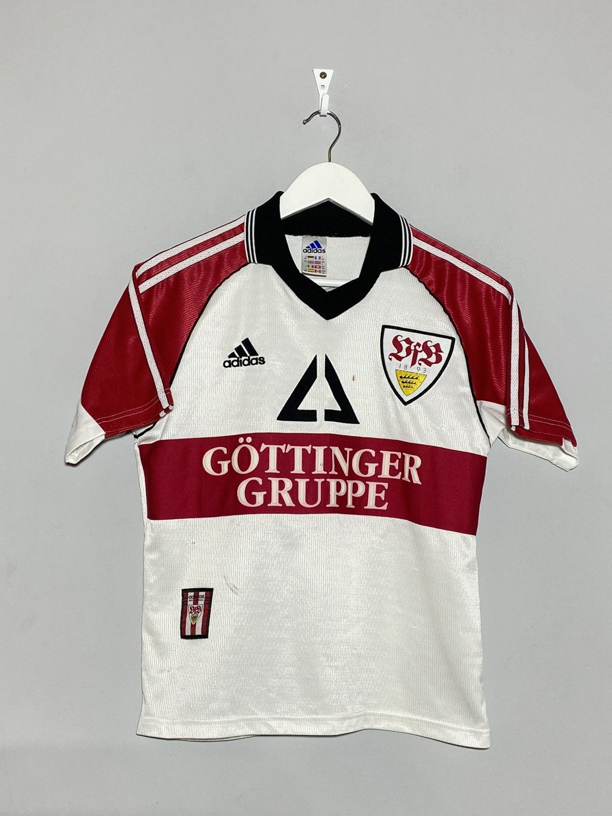 Adidas Adidas VfB Stuttgart 1998/98 Home Vintage Football Shirt Size US XS / EU 42 / 0 - 1 Thumbnail