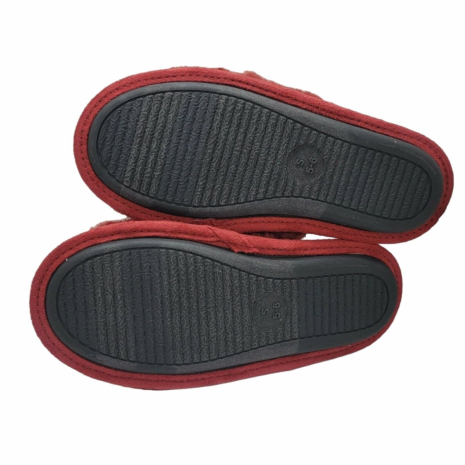 Banana Republic ⭐Women Banana Republic Fluffy FauxFur Crossover Slippers Win Size US 6 / IT 36 - 4 Thumbnail