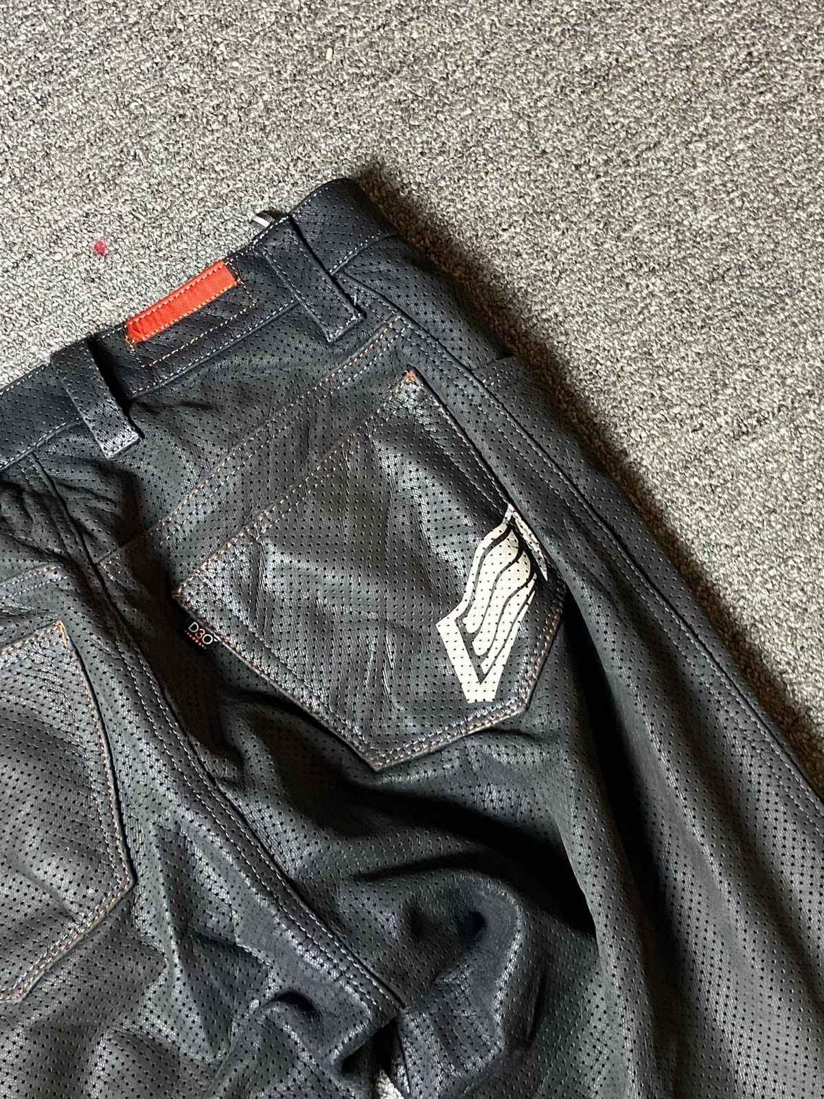 Japanese Brand × Seditionaries × Vintage D3O Japanese Brand Leather Pants (122) Size US 33 - 3 Thumbnail