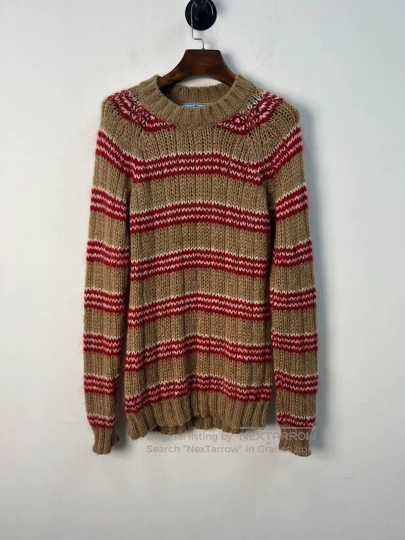 Prada Prada Striped wool blend knitted sweater Size XS / US 0-2 / IT 36-38 - 1 Thumbnail