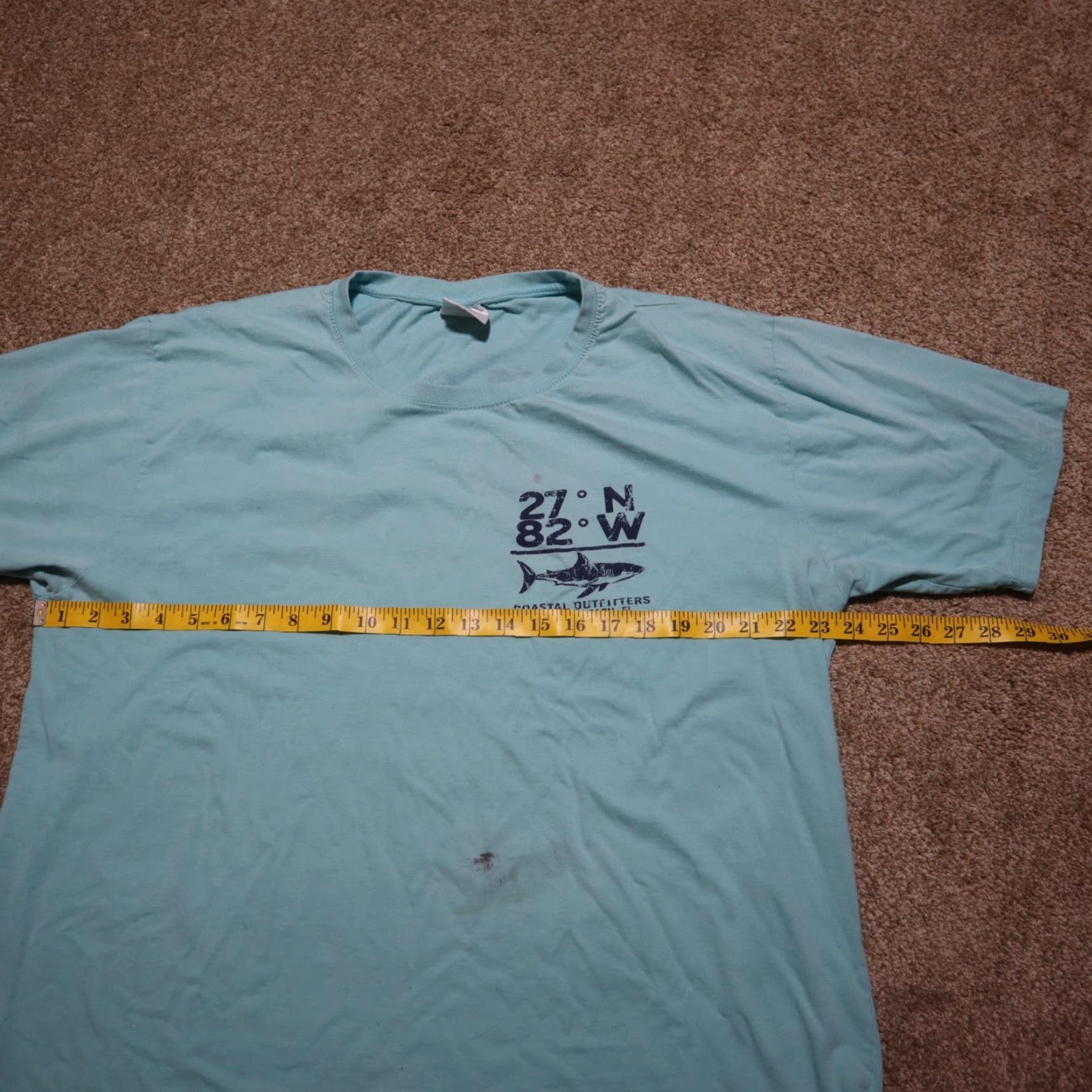 Urban Outfitters Coastal Outfitters Shirt Adult XL Blue Beach Navy Coastal Outfitters Shirt XL Adult Mens Blue Size US XL / EU 56 / 4 - 5 Thumbnail