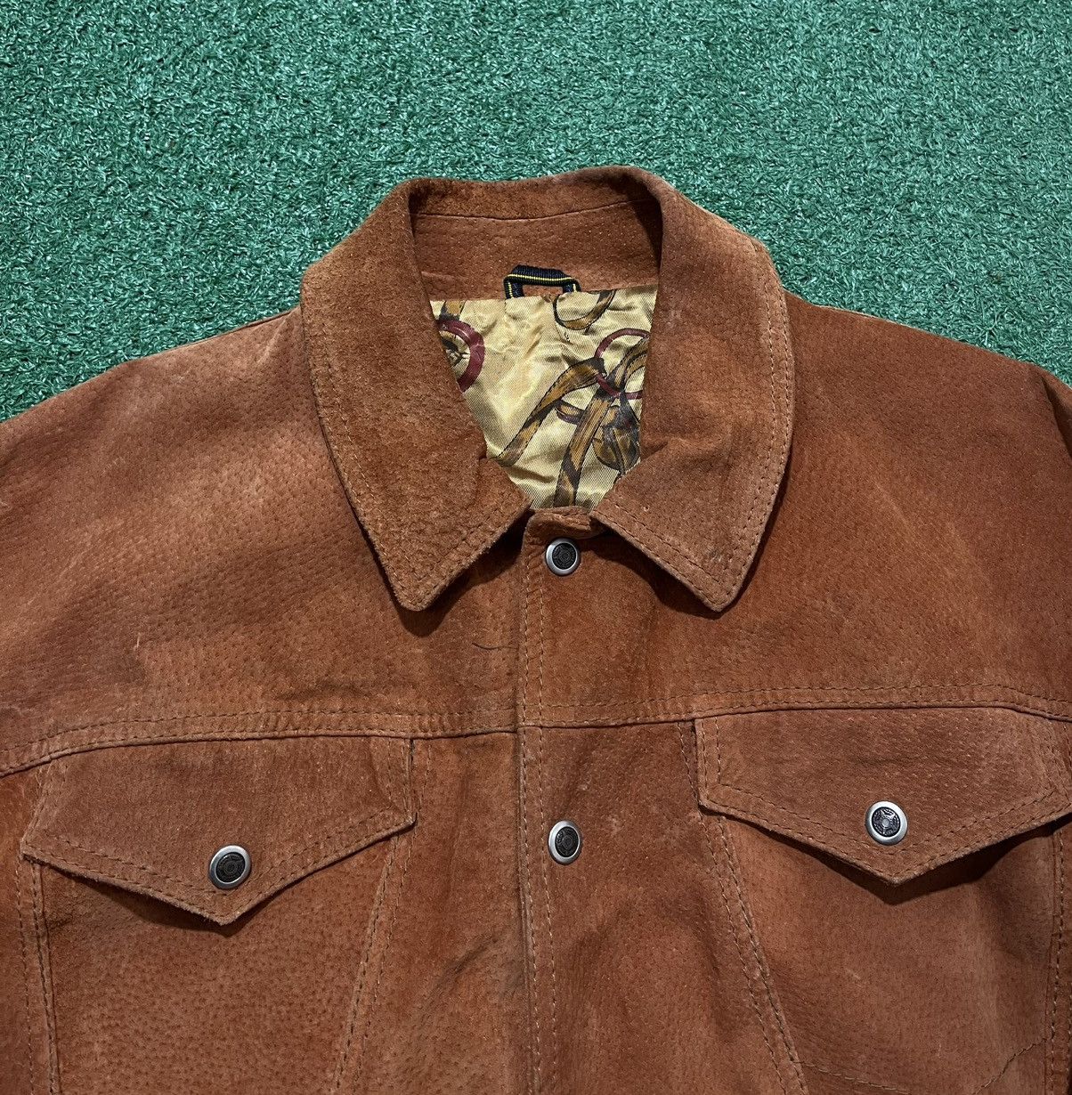 Leather × Vintage Real Leather Jacket Vintage Boxy Vera Pelle Size M / US 6-8 / IT 42-44 - 6 Thumbnail