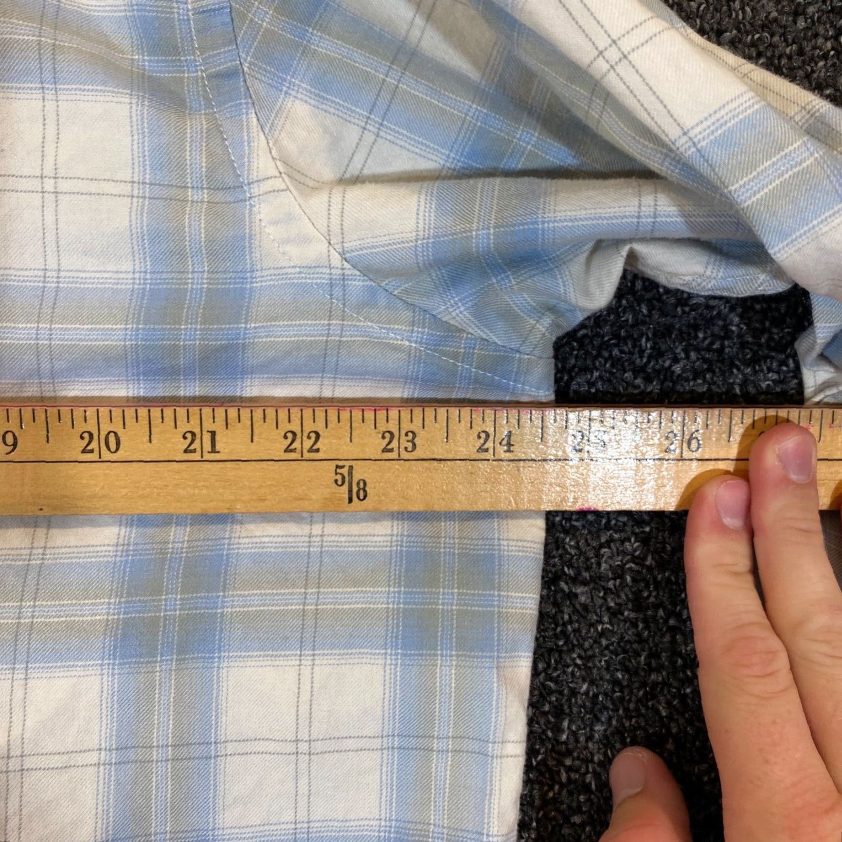Orvis Orvis Shirt Large Blue White Plaid Button Up Outdoor Long Sleeve Tencel Mens Size US L / EU 52-54 / 3 - 5 Thumbnail