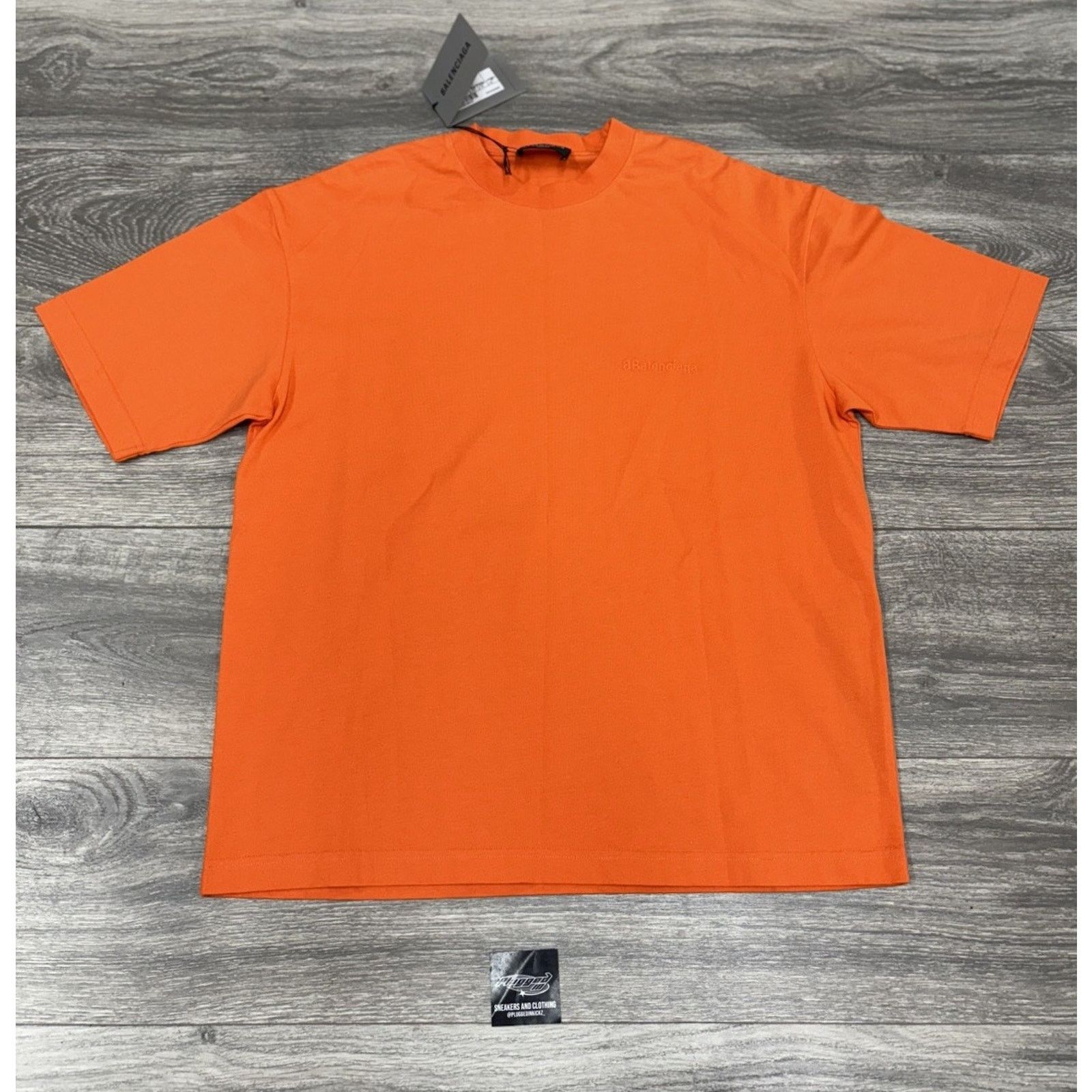 Balenciaga Balenciaga Casual T-Shirt ' Fluorescent Orange ' | NEW! Size US XXS / EU 40 - 1 Thumbnail