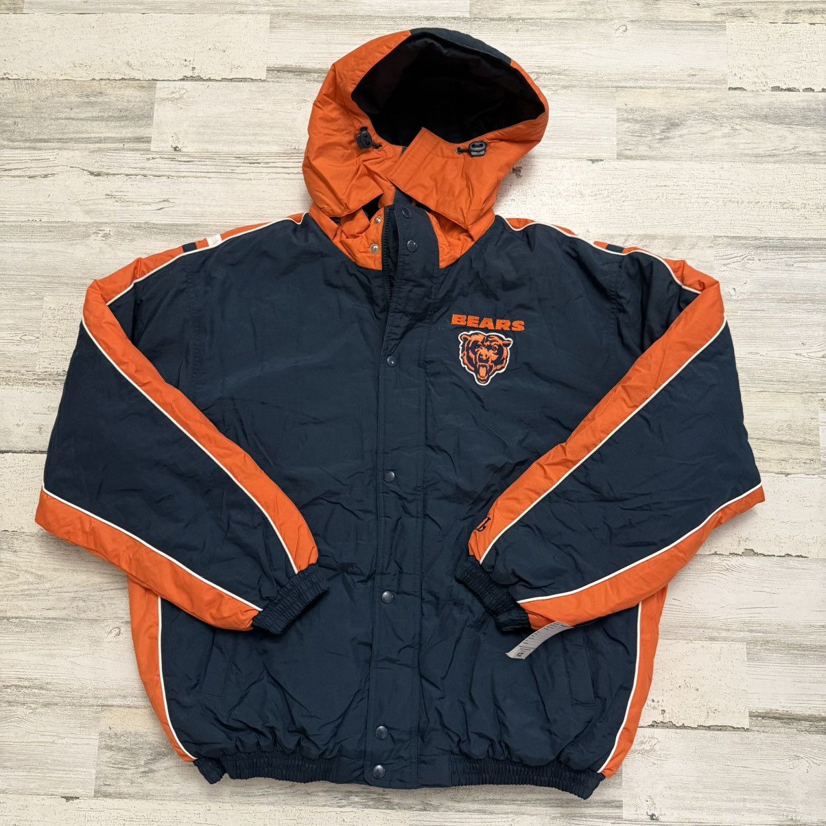 Other NWT NFL Chicago Bears Full Zip Puffer Jacket Hoodie Large Size US L / EU 52-54 / 3 - 7 Thumbnail