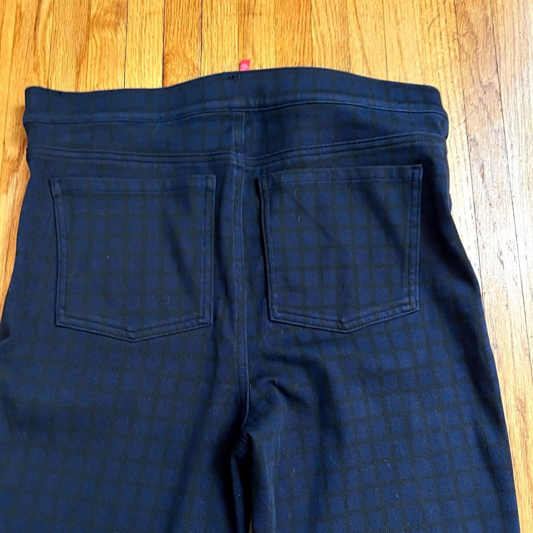 Spanx SPANX Pants Womens XL Ankle Leggings Jeggings 20018T Blue Black Womens Size 40" / US 18 - 2 Thumbnail