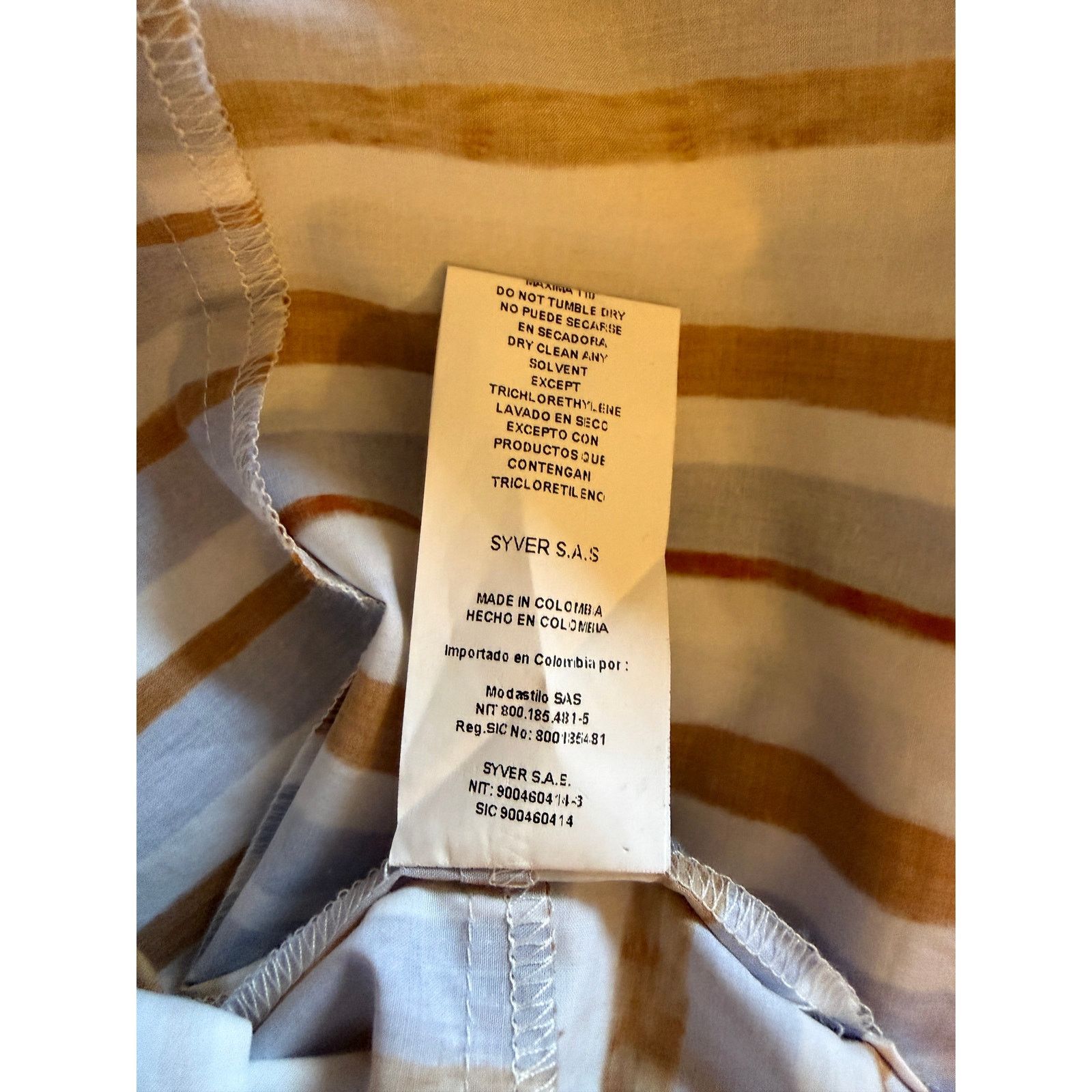 Other Silvia Tcherassi Manrola Striped 3/4-Sleeve Shirt Size XS / US 0-2 / IT 36-38 - 4 Thumbnail