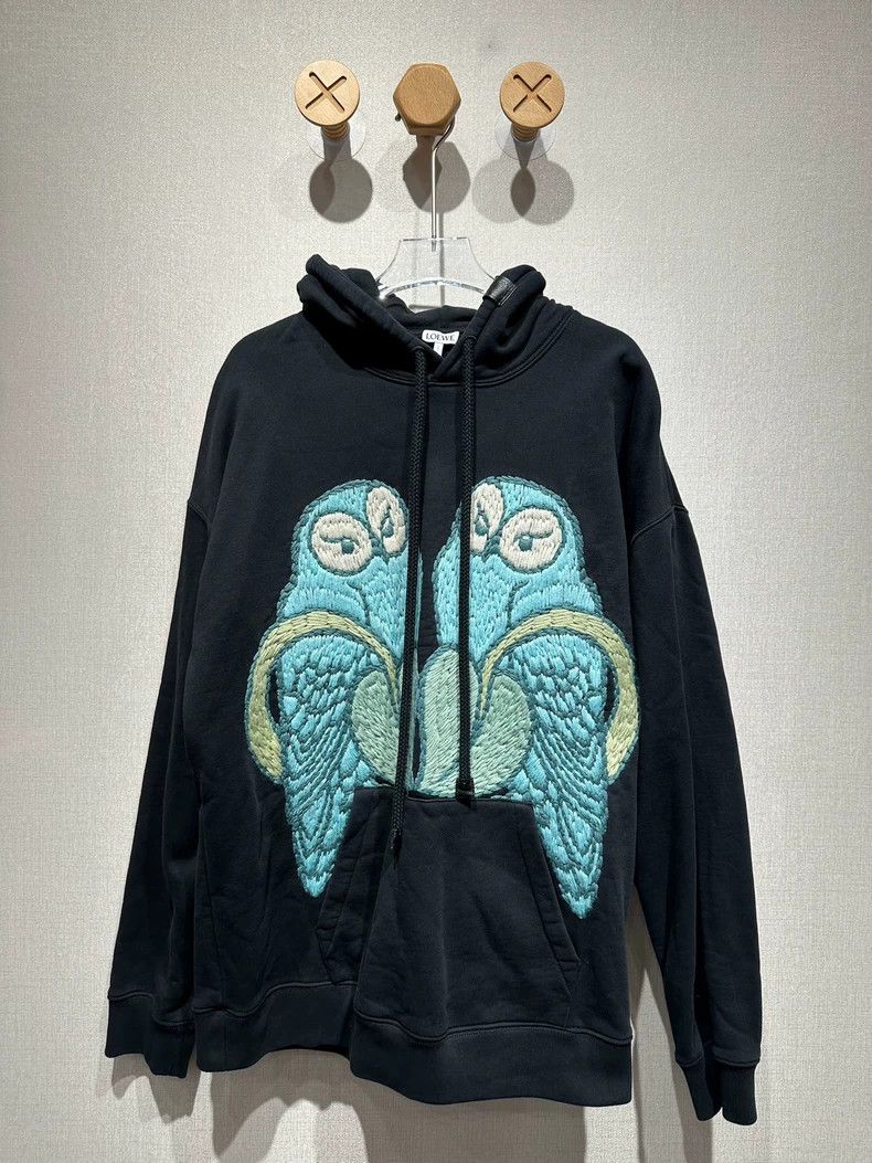 Other LOEWE Owl embroidered hoodie Size US M / EU 48-50 / 2 - 1 Thumbnail