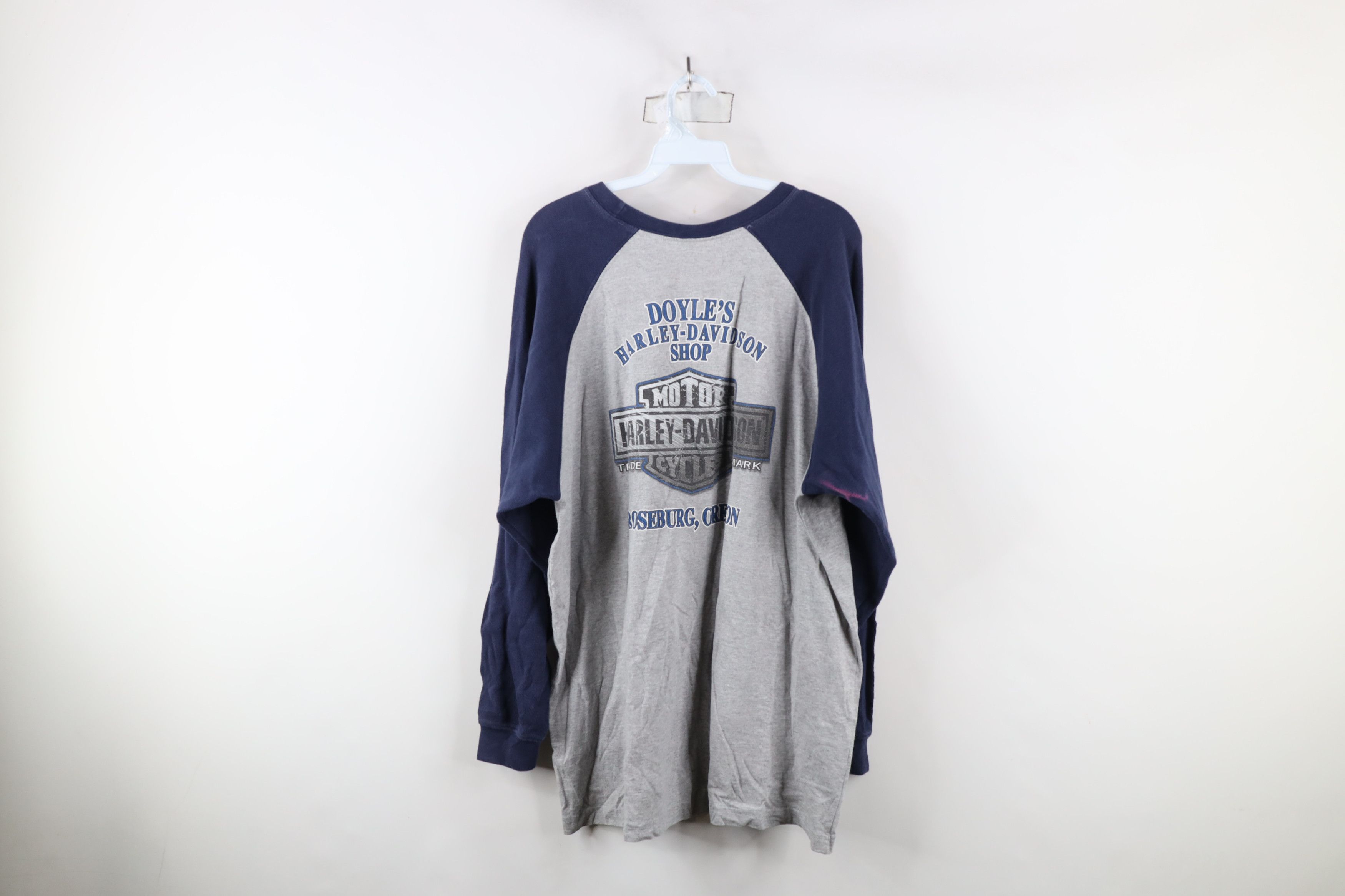 Harley Davidson × Vintage Vintage Y2K Harley Davidson Long Sleeve Raglan T-Shirt USA Size US XL / EU 56 / 4 - 12 Thumbnail