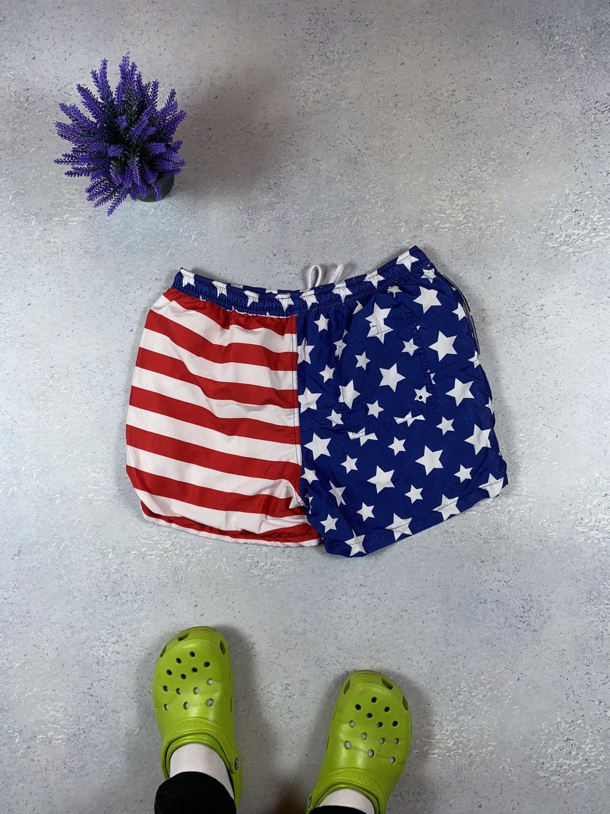 Designer Men’s Swimming Shorts In Colours American Flag Size US 32 / EU 48 - 4 Thumbnail
