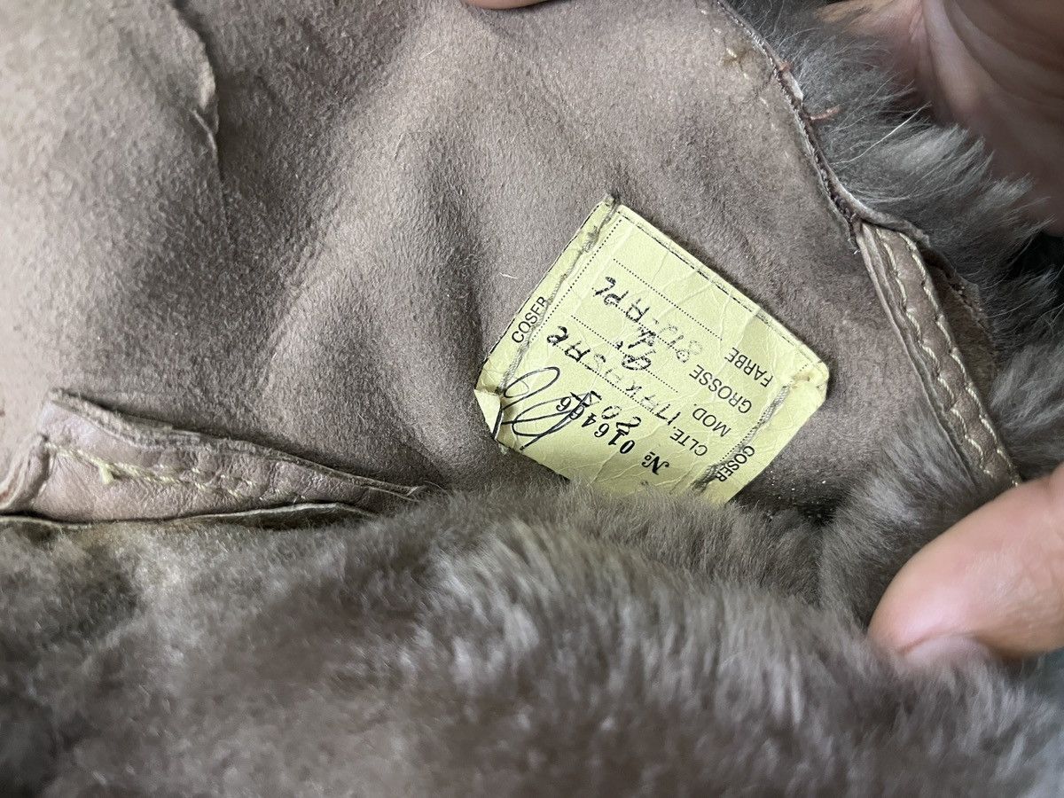 Designer ADAR MADE IN SPAIN SUEDE LEATHER JACKET SHEARLING FUR COAT Size US S / EU 44-46 / 1 - 12 Thumbnail