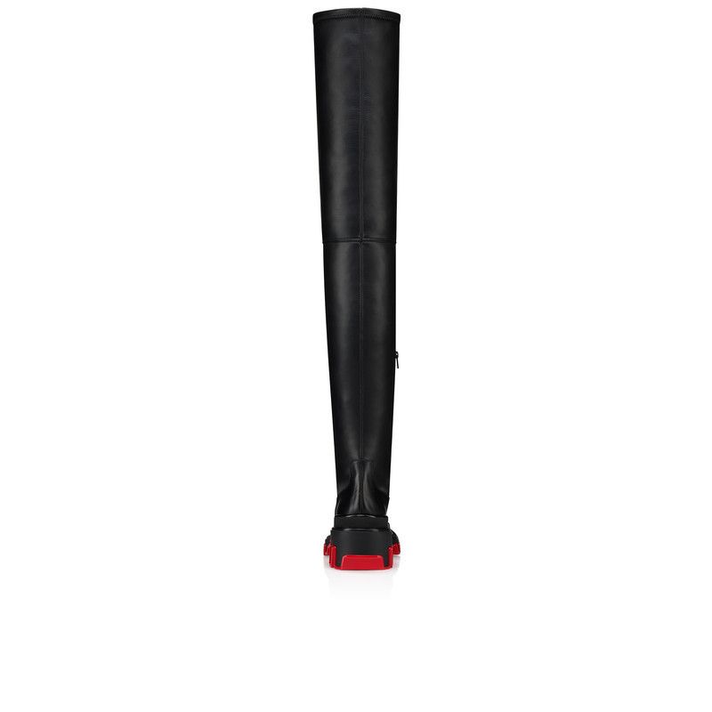 Christian Louboutin oc11z0126 Dune Stretch Botta Alta in Black Size US 9 / IT 39 - 4 Thumbnail