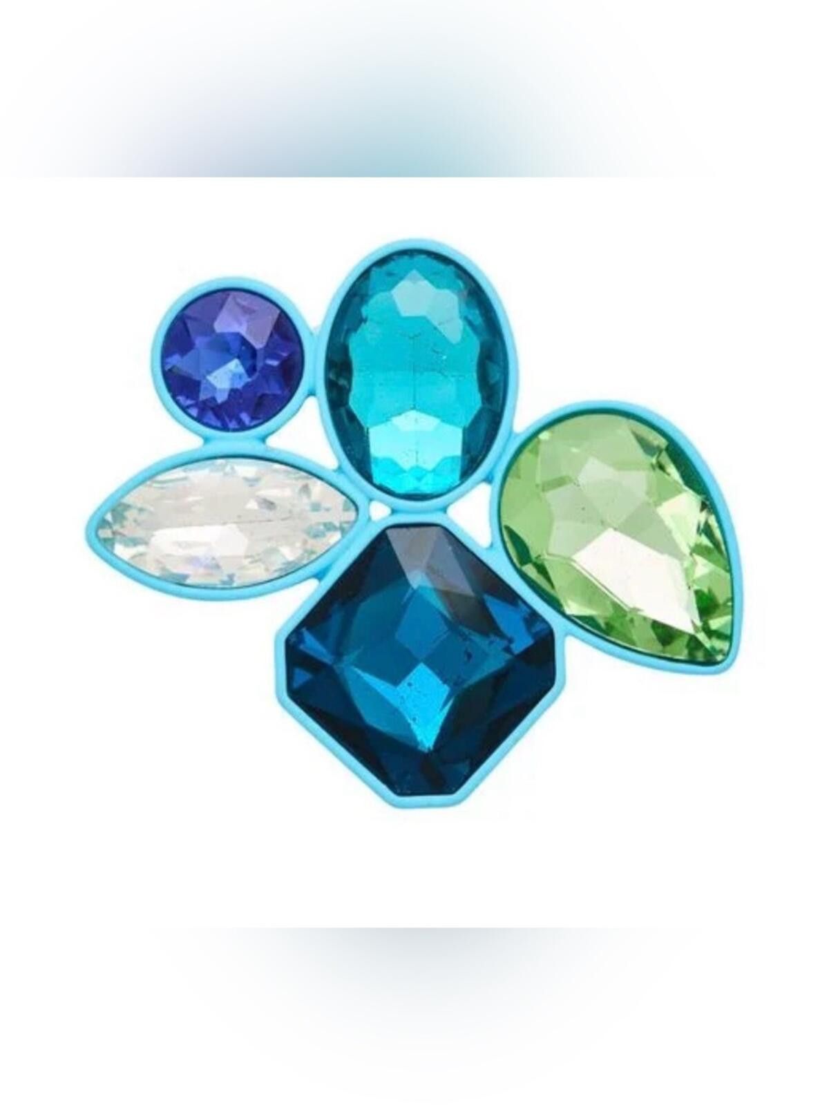 Other Weekend Max Mara Jewel Tone Glass Stone Brooch Size ONE SIZE - 7 Thumbnail