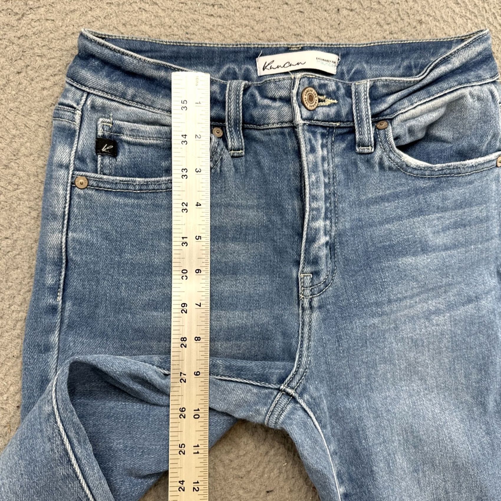 Vintage VINTAGE KanCan Jeans Distressed Women's 26 Denim Blue High Rise Ankle Relaxed Regular Tighten Size 26" / US 2 / IT 38 - 6 Thumbnail