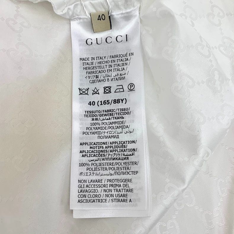 Gucci Gucci White logo dark pattern full print hooded long-sleev Size S / US 4 / IT 40 - 6 Thumbnail