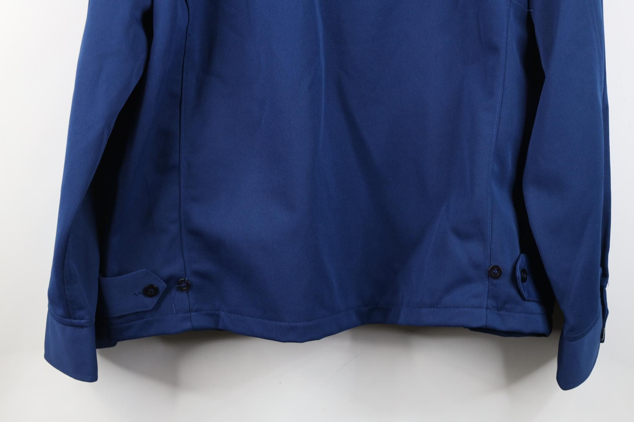 Vintage Vintage 70s Streetwear Back Knit Bomber Jacket Blue USA Size US XXL / EU 58 / 5 - 20 Thumbnail