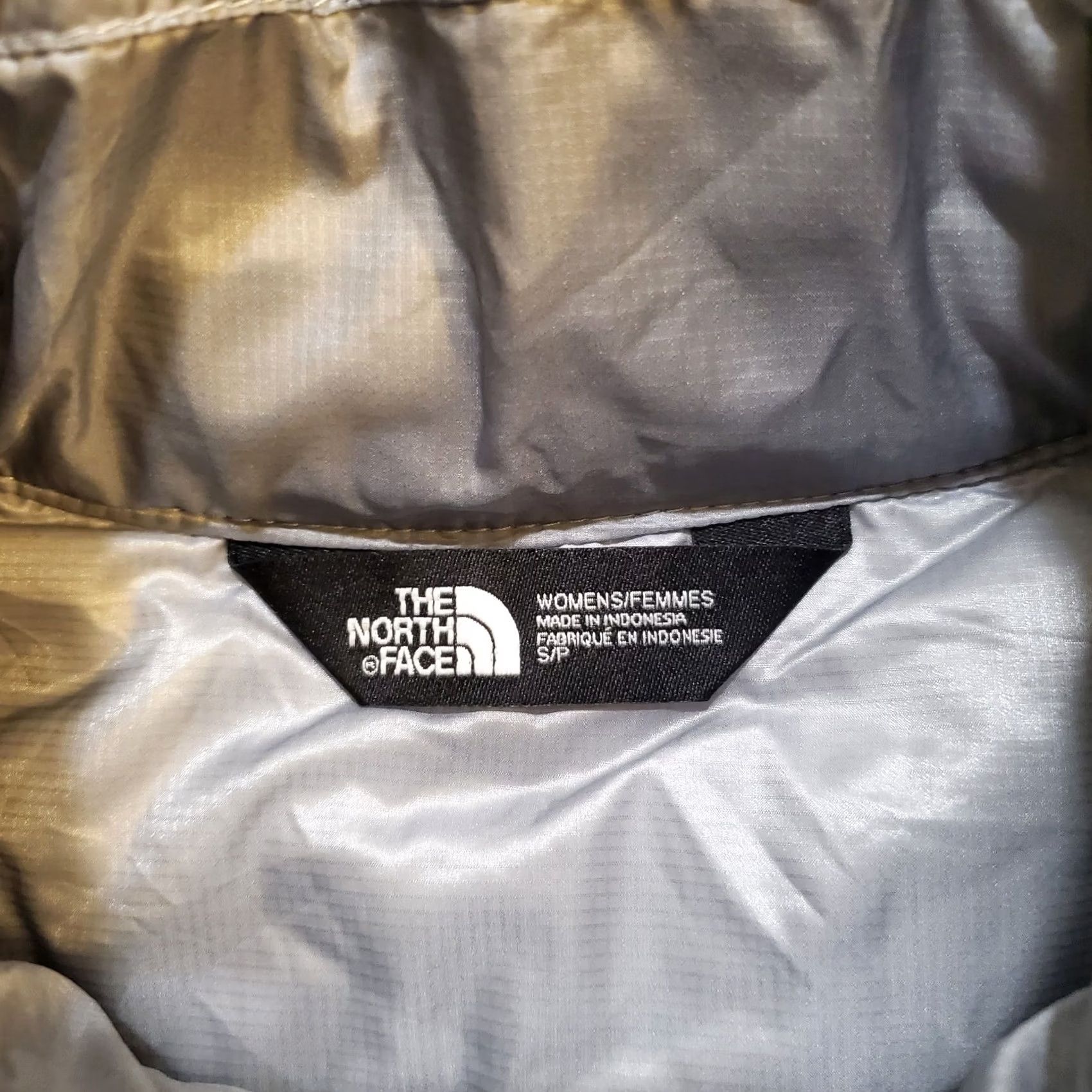 The North Face The North Face Womens Vest Zip Up Puffer Thermoball Eco Gray S SS Quilted Logo Nylon Vel Vel? Size S / US 4 / IT 40 - 5 Thumbnail
