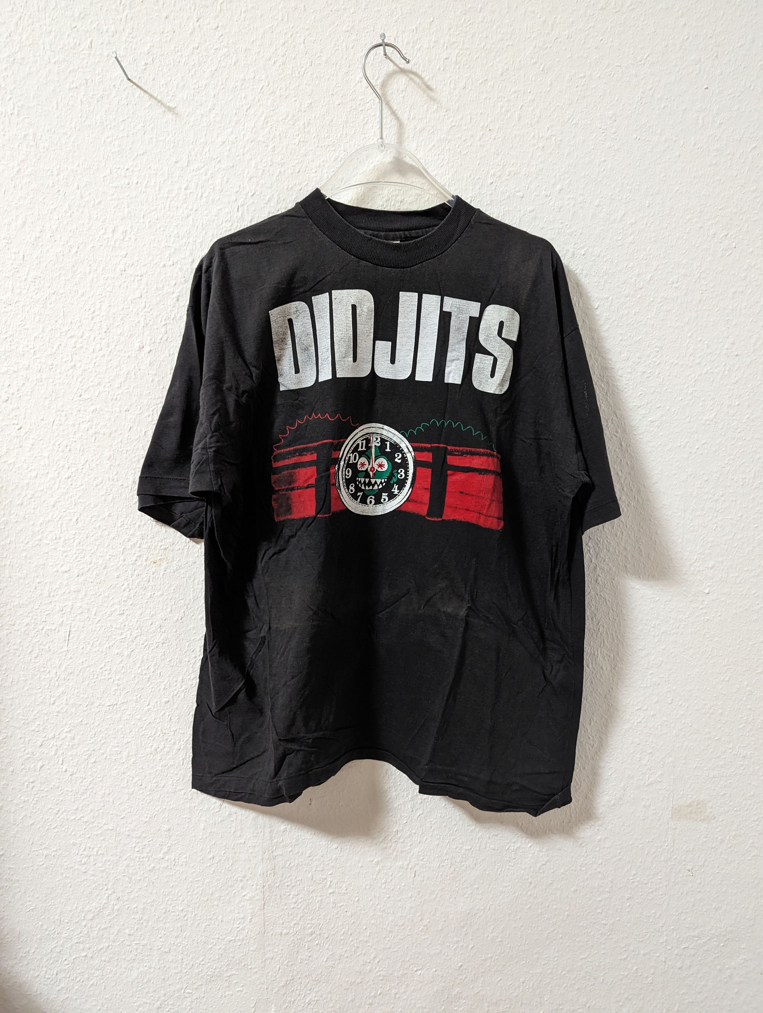 image of Band Tees x Vintage Didjits 1990 Band Tee in Black, Men's (Size XL)