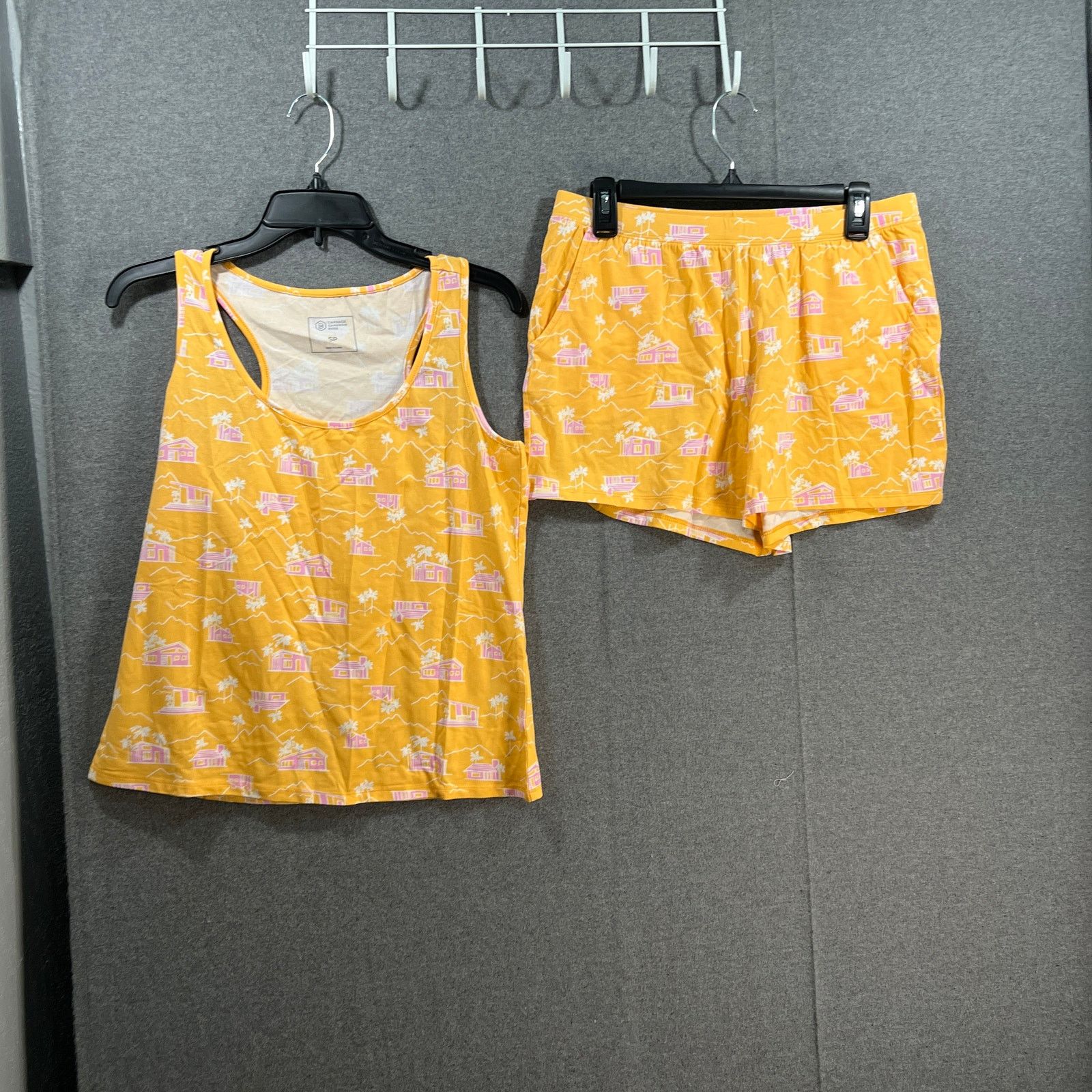 Other Candace Cameron Bure Petite Printed Loungewear Set Apricot Size S / US 4 / IT 40 - 1 Thumbnail