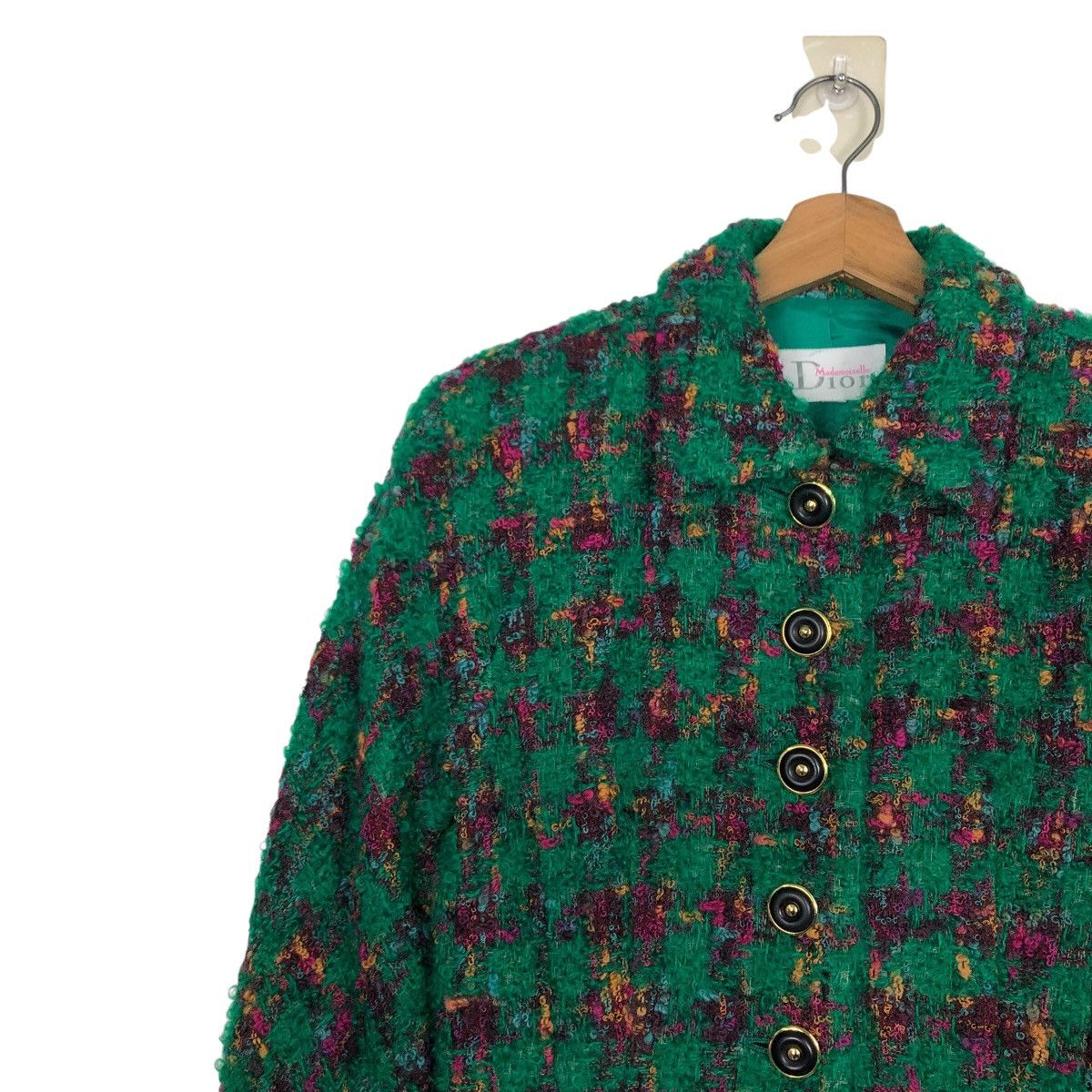 Christian Dior Monsieur Mademoiselle Dior Couture Bouclé Tweed Jacket Size M / US 6-8 / IT 42-44 - 7 Thumbnail