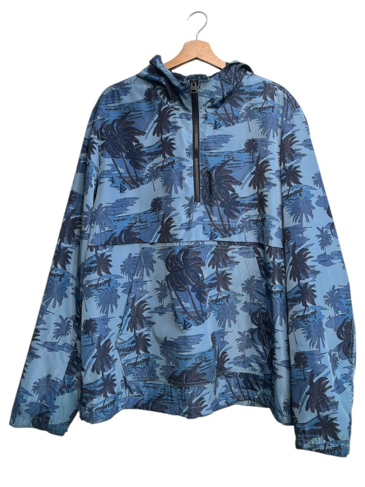 Levi's Beautiful Levi's Hawaiian Aloha Half Zip Windbreaker Size US XL / EU 56 / 4 - 1 Thumbnail