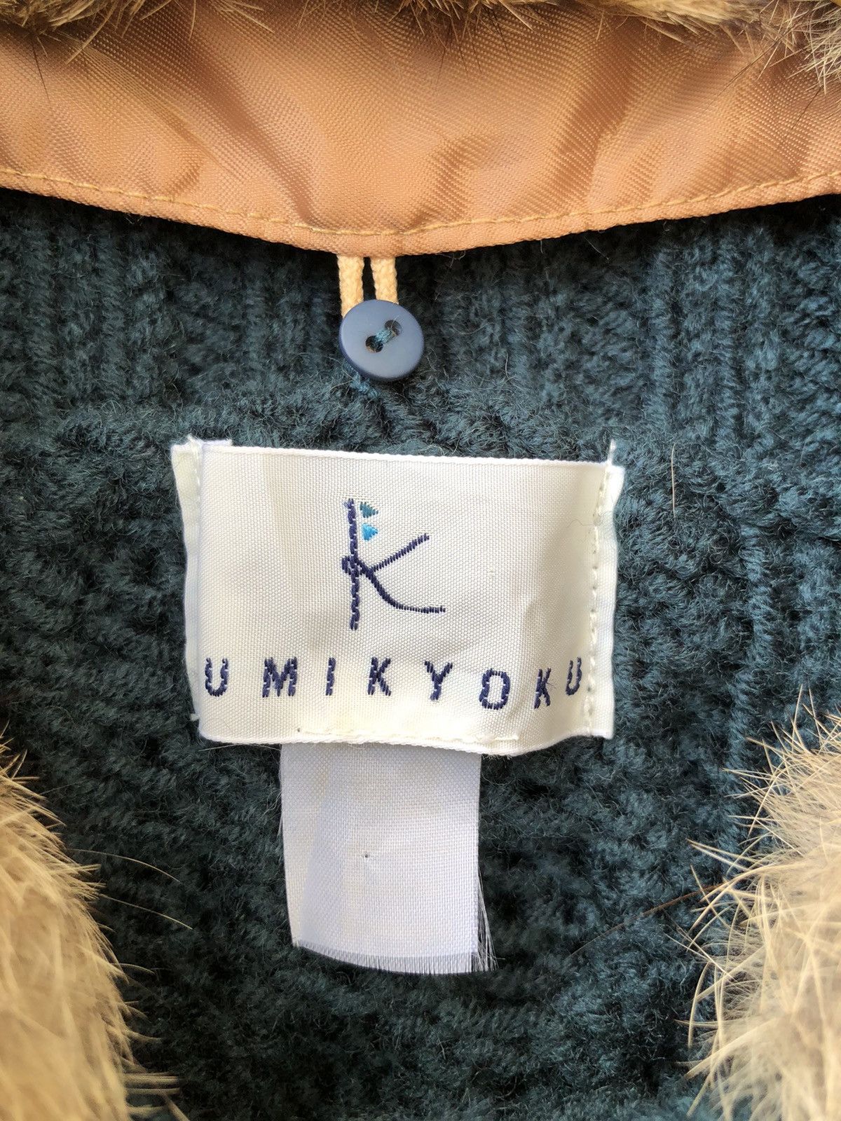 Japanese Brand Kumikyoku Japanese Cable Knit Rabbit Fur Good Condition Size M / US 6-8 / IT 42-44 - 10 Thumbnail