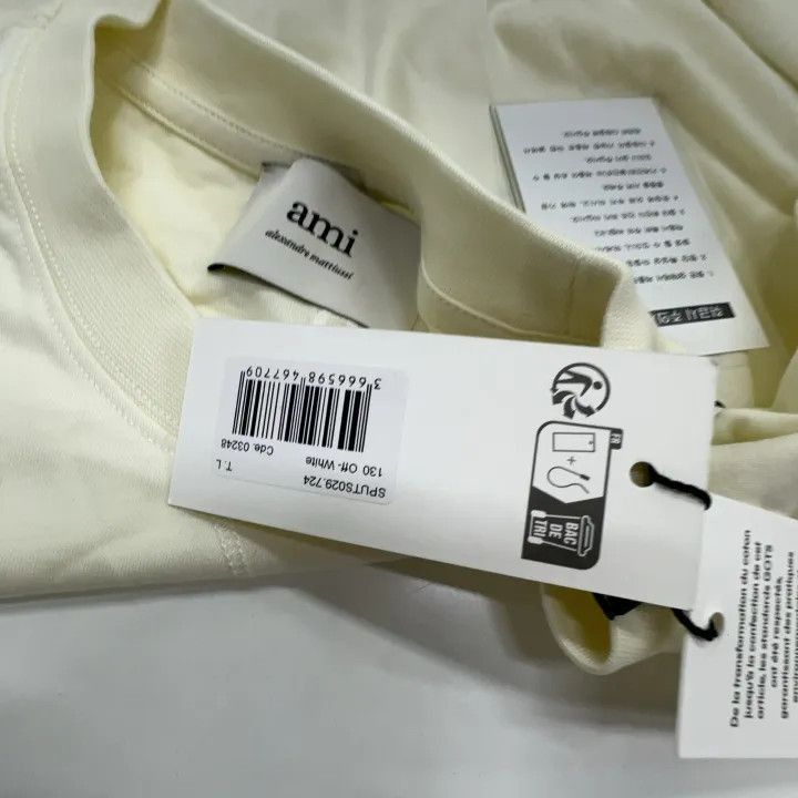 AMI AMIPARIS Embroidered Short Sleeve T-Shirt -2507 Size US L / EU 52-54 / 3 - 5 Thumbnail