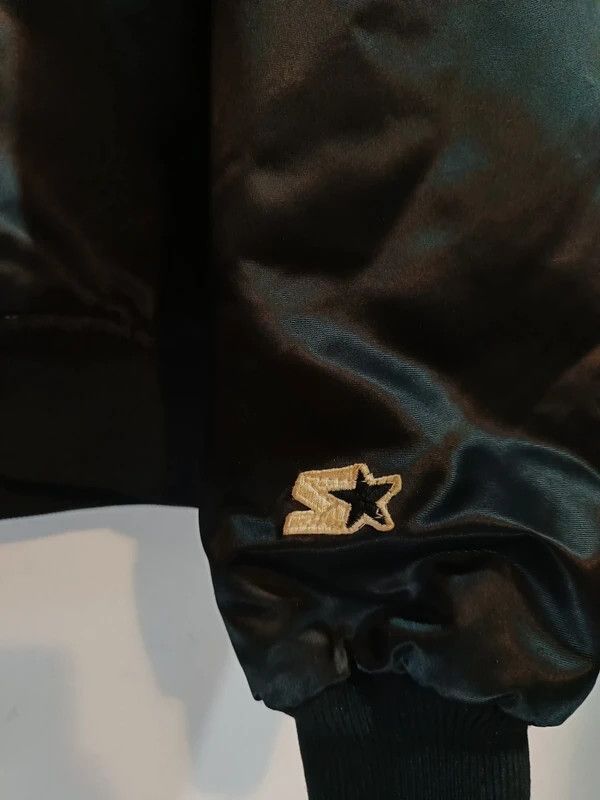 NFL Los Angeles Raiders Vintage 80s Starter Satin Bomber Jacket Size US L / EU 52-54 / 3 - 10 Thumbnail