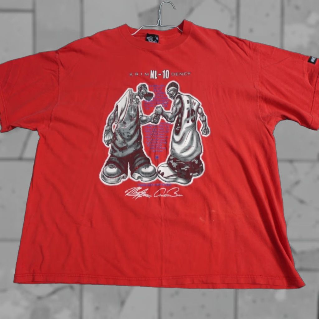 Vintage VINTAGE No Limit T-shirt 3X Red Double-Sided USA T-Shirt Men 3X Red Vintage Rap Criminal Tendency Size US XXL / EU 58 / 5 - 1 Thumbnail