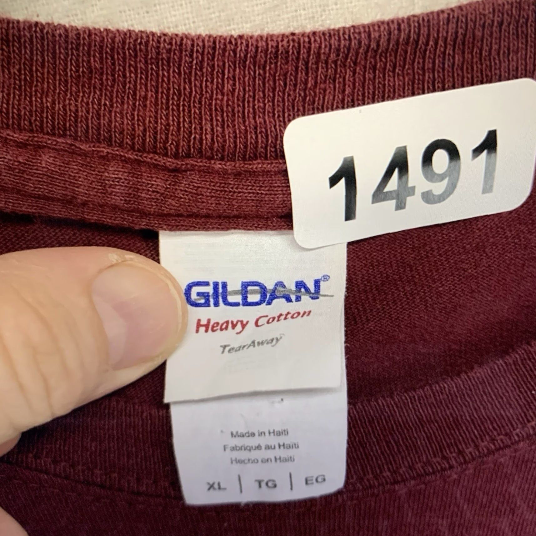 Gildan VINTAGE USS Lexington T-Shirt Men XL Navy Maroon Ghost 2000s Military Ships Ocean Fans Size US XL / EU 56 / 4 - 3 Thumbnail