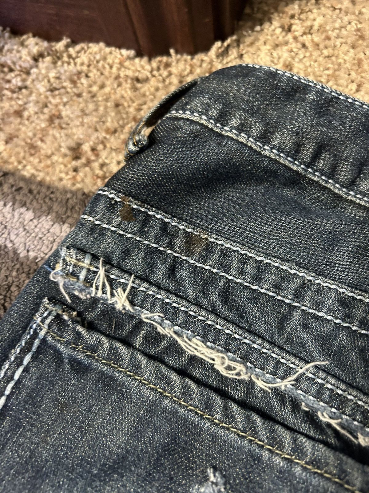 Helix CRAZY Vintage Y2K Helix Boot Cut Jeans Sz 32 Size US 32 / EU 48 - 9 Thumbnail
