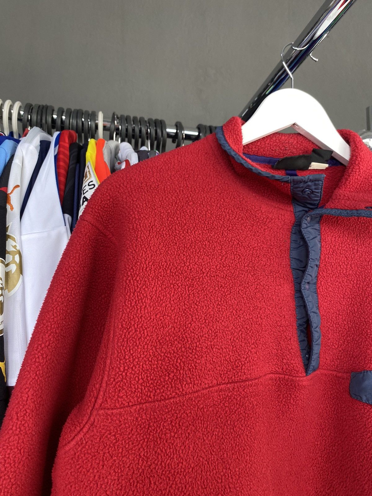 Patagonia PATAGONIA SYNCHILLA SWEATSHIRT RED FLEECE 1/4 SIZE M Size US M / EU 48-50 / 2 - 4 Thumbnail