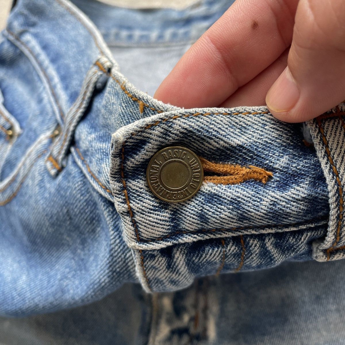 Japanese Brand W29x31.5💥 Vintage Japanese Brand Faded Denim Jeans Pants Size US 29 - 6 Thumbnail