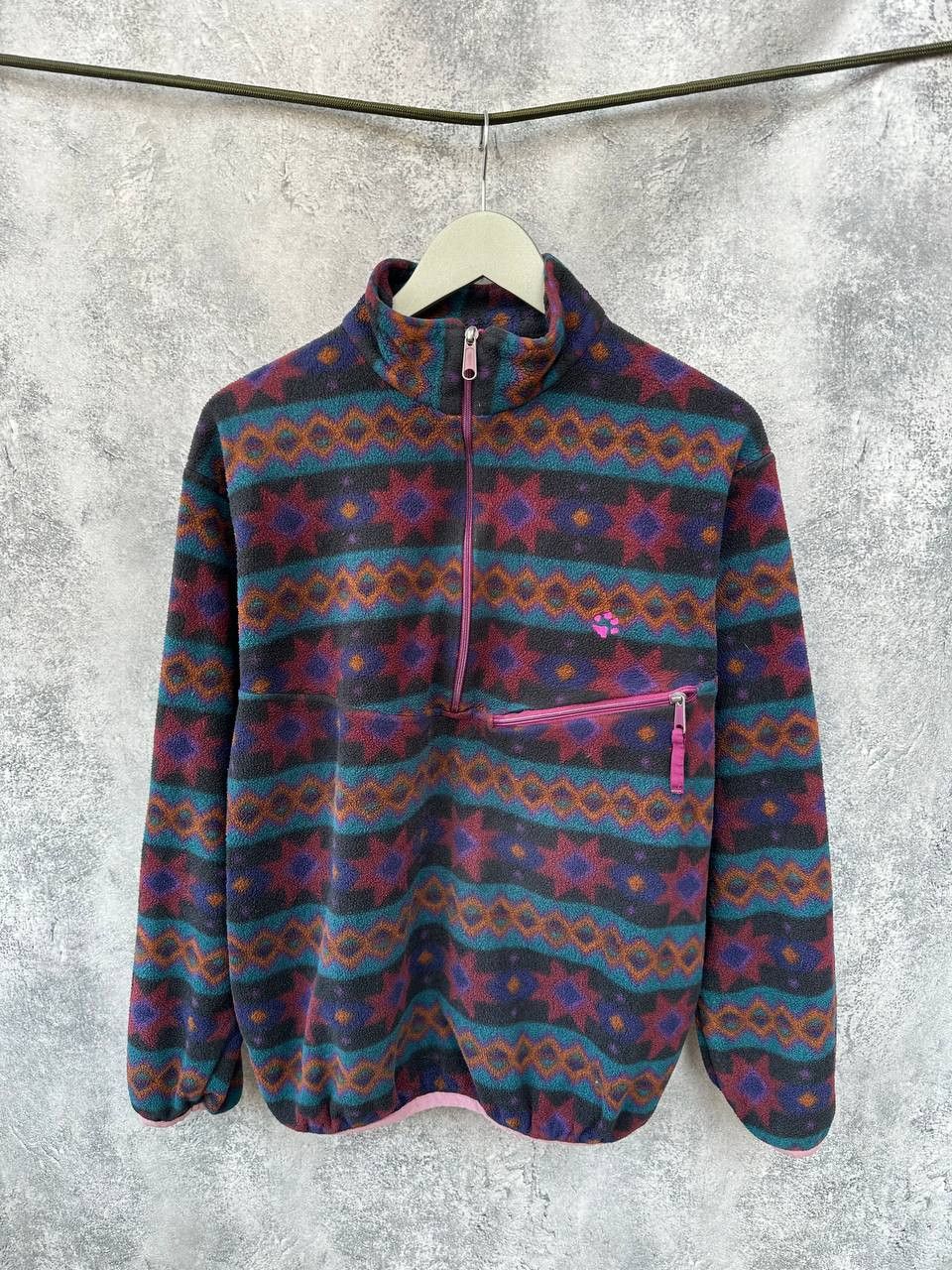 Jack Wolfskin × Vintage Jack Wolfskin "For People in Action" Polar Fleece Sweater Size US L / EU 52-54 / 3 - 2 Thumbnail