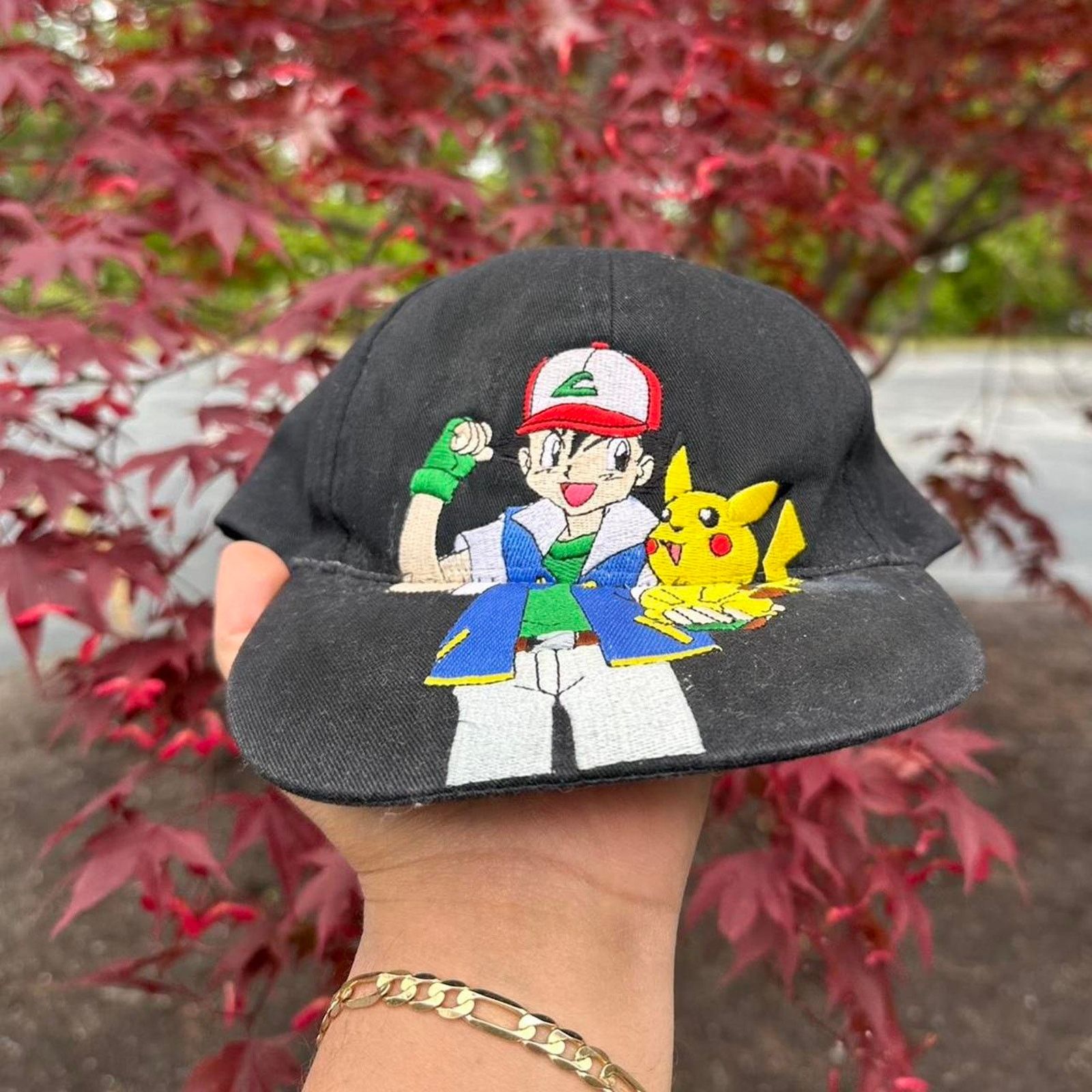 Pokemon × Vintage Vintage Pokemon Ash & Pikachu Hat Size ONE SIZE - 1 Thumbnail