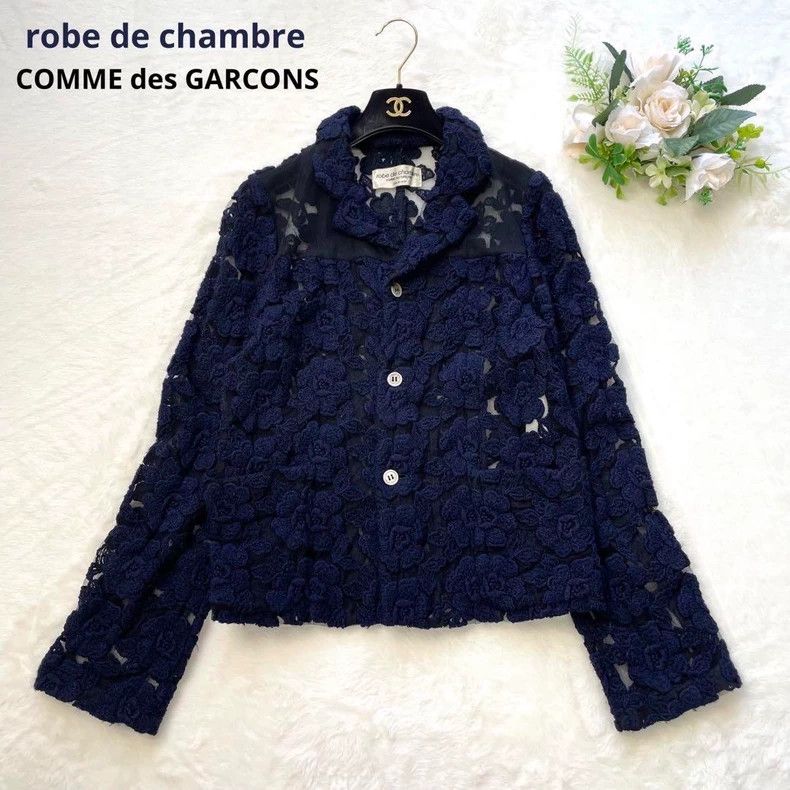 Comme des Garcons Comme des Garcons Flower openwork lace full embroidery coa Size M / US 6-8 / IT 42-44 - 1 Thumbnail