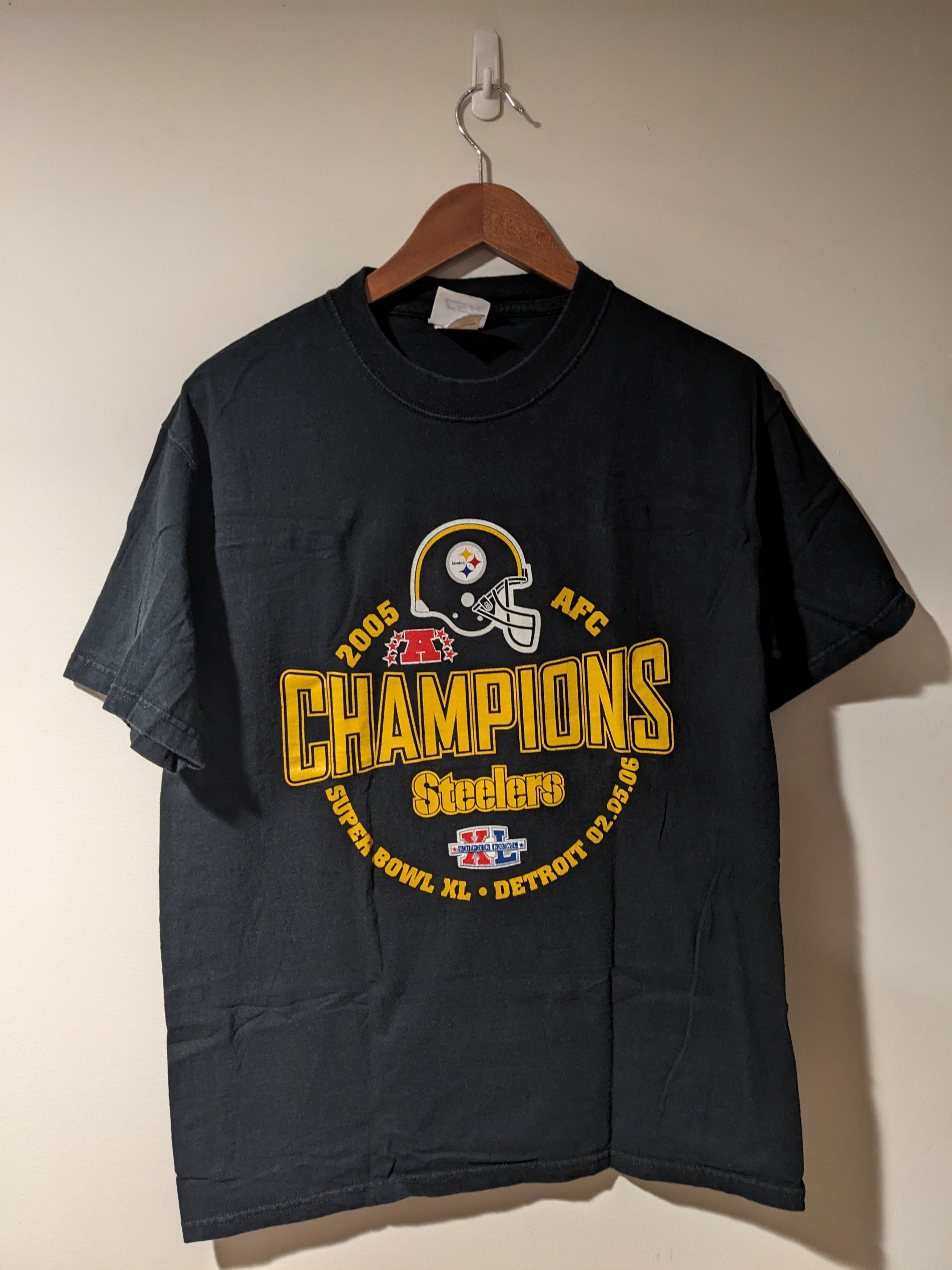 NFL × Vintage Vintage 2005 Pittsburgh Steelers NFL Football T-Shirt Size US M / EU 48-50 / 2 - 1 Thumbnail