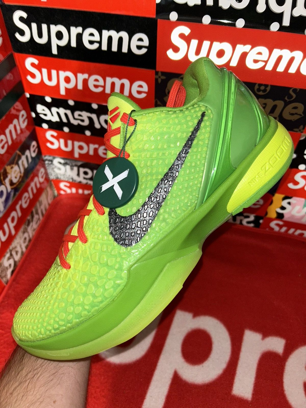 Nike Nike Kobe 6 Protro Grinch 2020 CW2190-300 size 9 VNDS Size US 9 / EU 42 - 6 Thumbnail