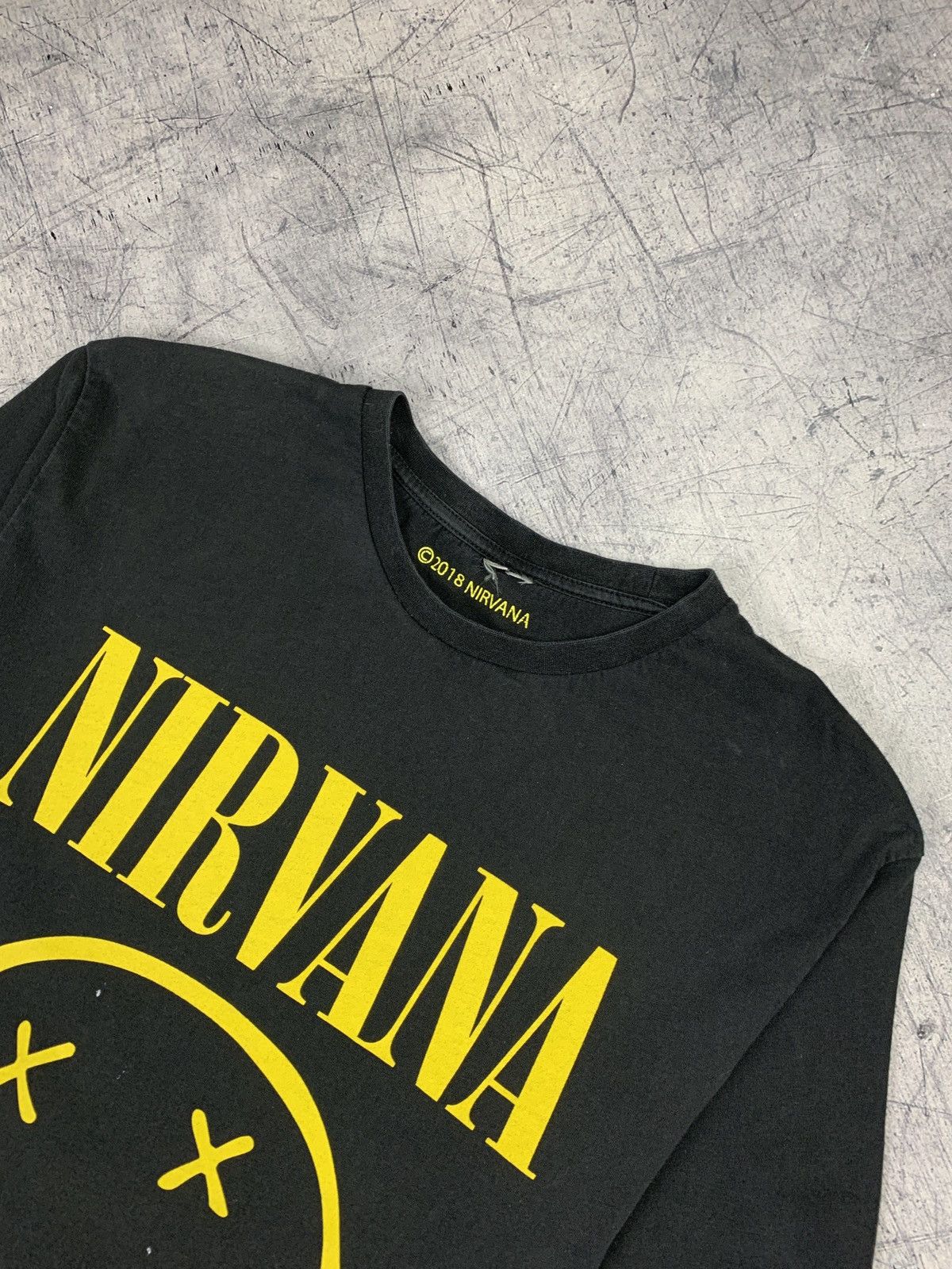 Nirvana Vintage Nirvana Smile Rock Band Tour Graphic Tee Size US M / EU 48-50 / 2 - 2 Preview