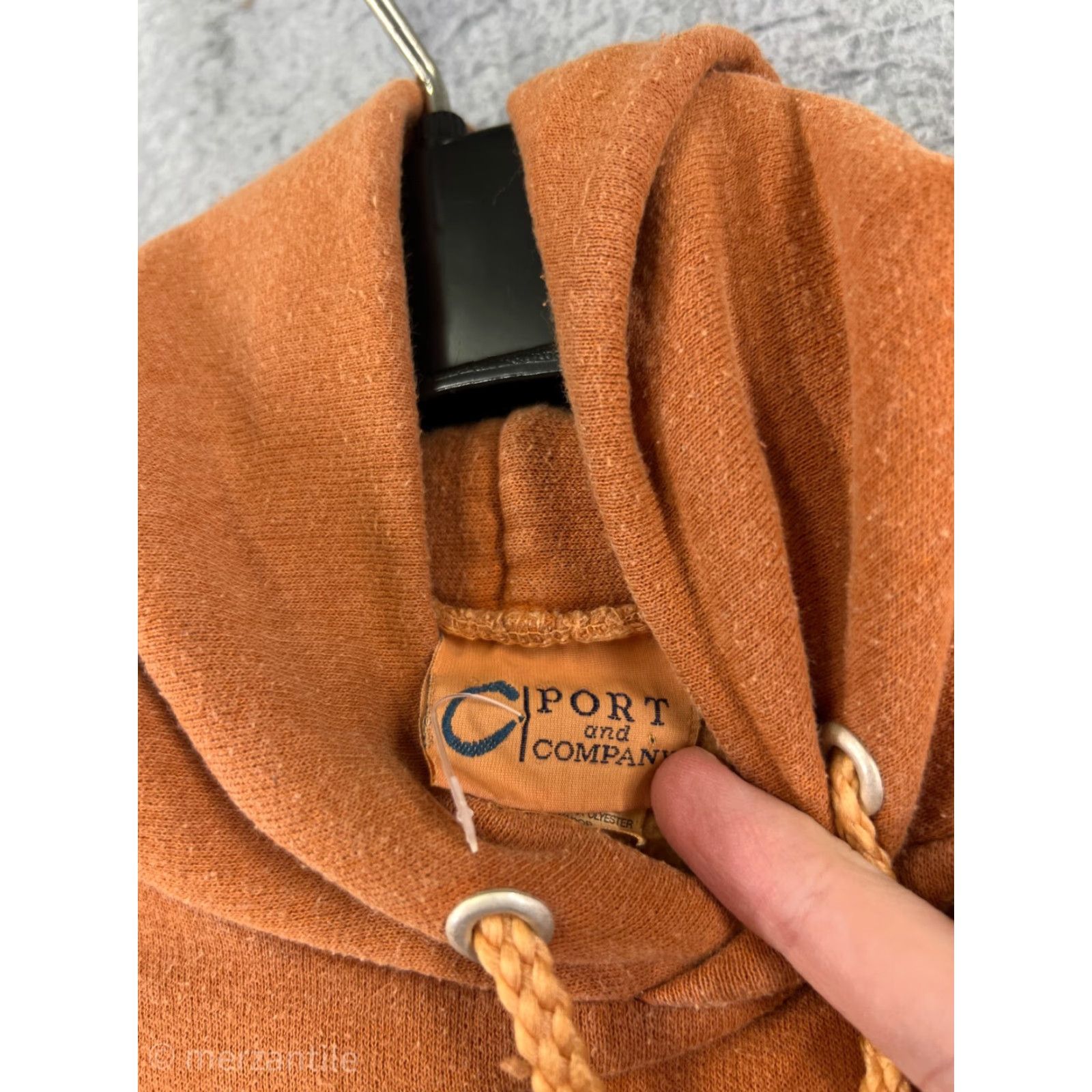 Vintage Real Dirt Adult XL Orange Hoodie Sweater Men Pockets Size US XL / EU 56 / 4 - 4 Thumbnail